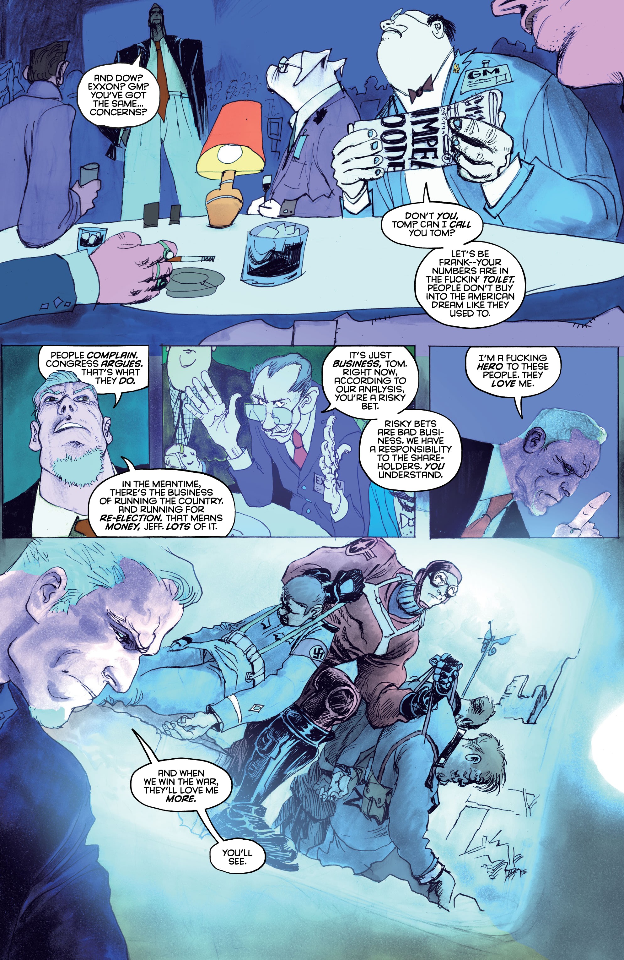 Read online 20th Century Men comic -  Issue #6 - 11