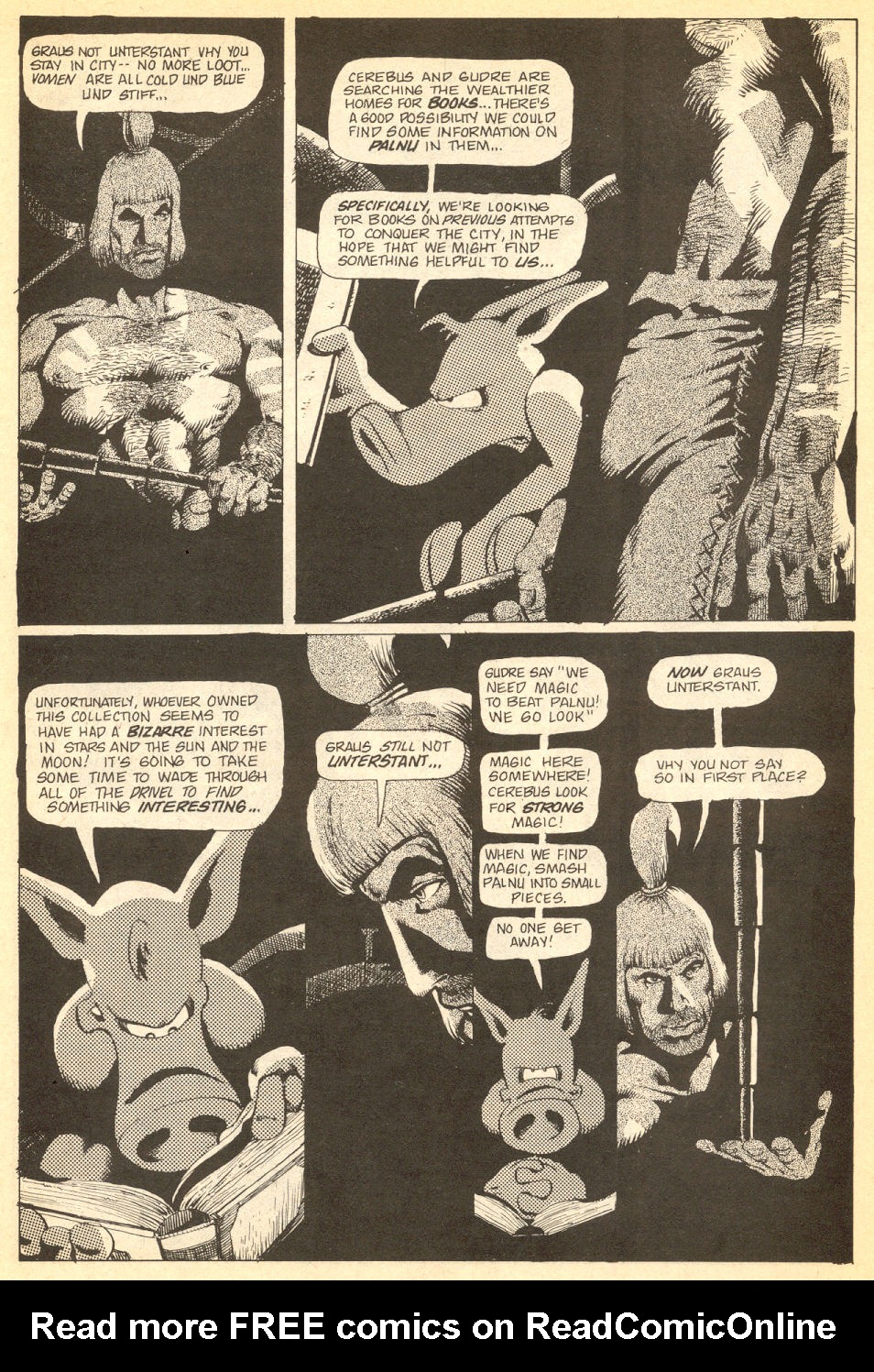 Read online Cerebus comic -  Issue #18 - 8