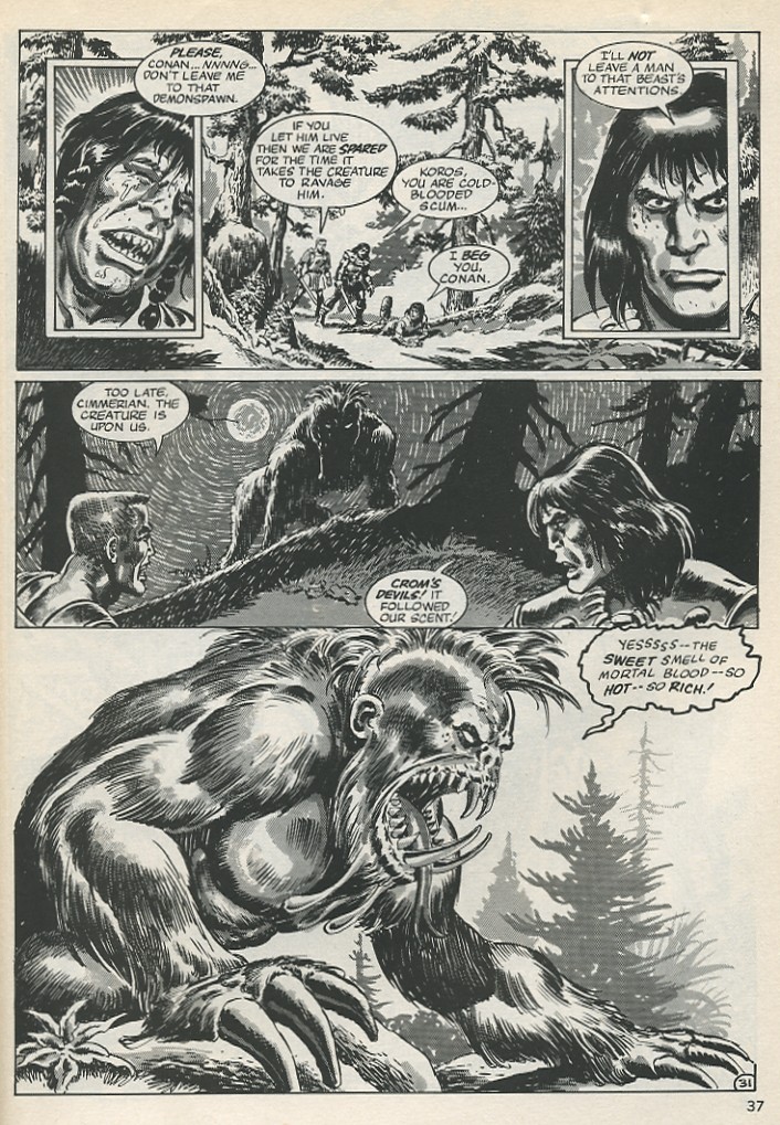 Read online The Savage Sword Of Conan comic -  Issue #135 - 35