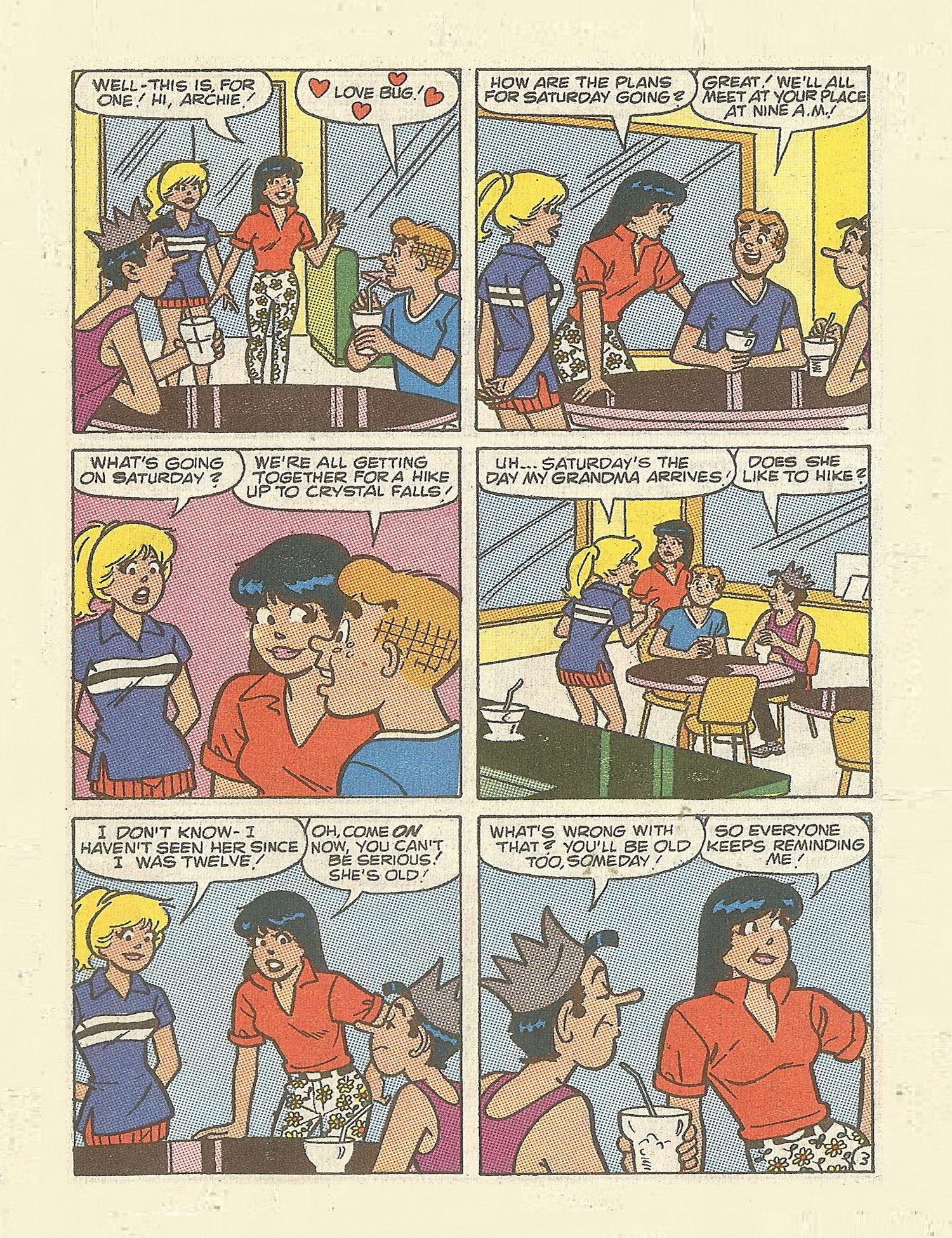 Read online Betty and Veronica Digest Magazine comic -  Issue #55 - 109