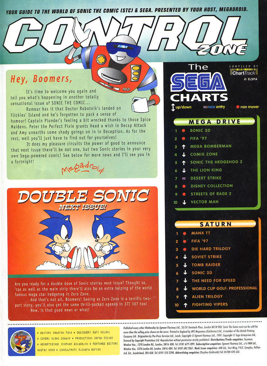 Read online Sonic the Comic comic -  Issue #105 - 2