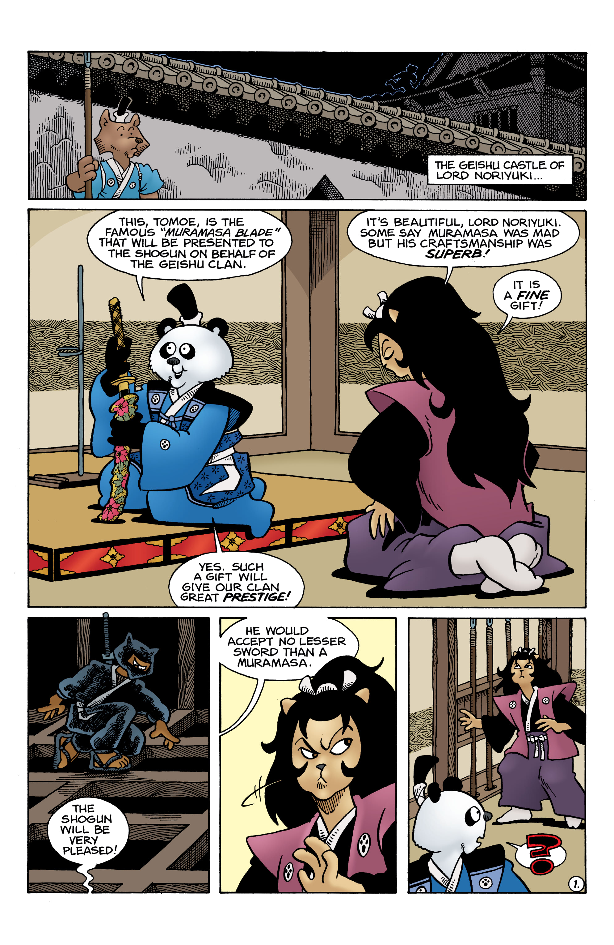 Read online Usagi Yojimbo: Wanderer’s Road comic -  Issue #6 - 3