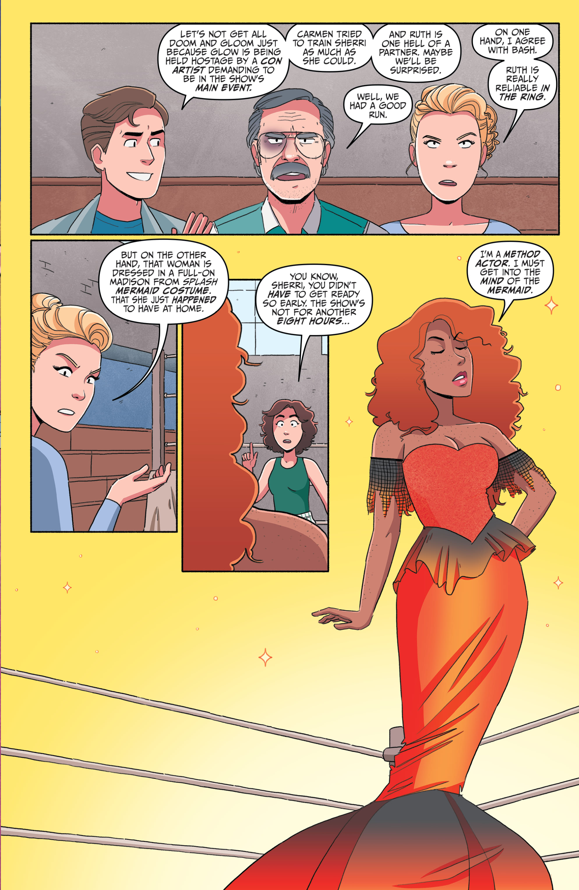 Read online GLOW vs the Babyface comic -  Issue #4 - 5