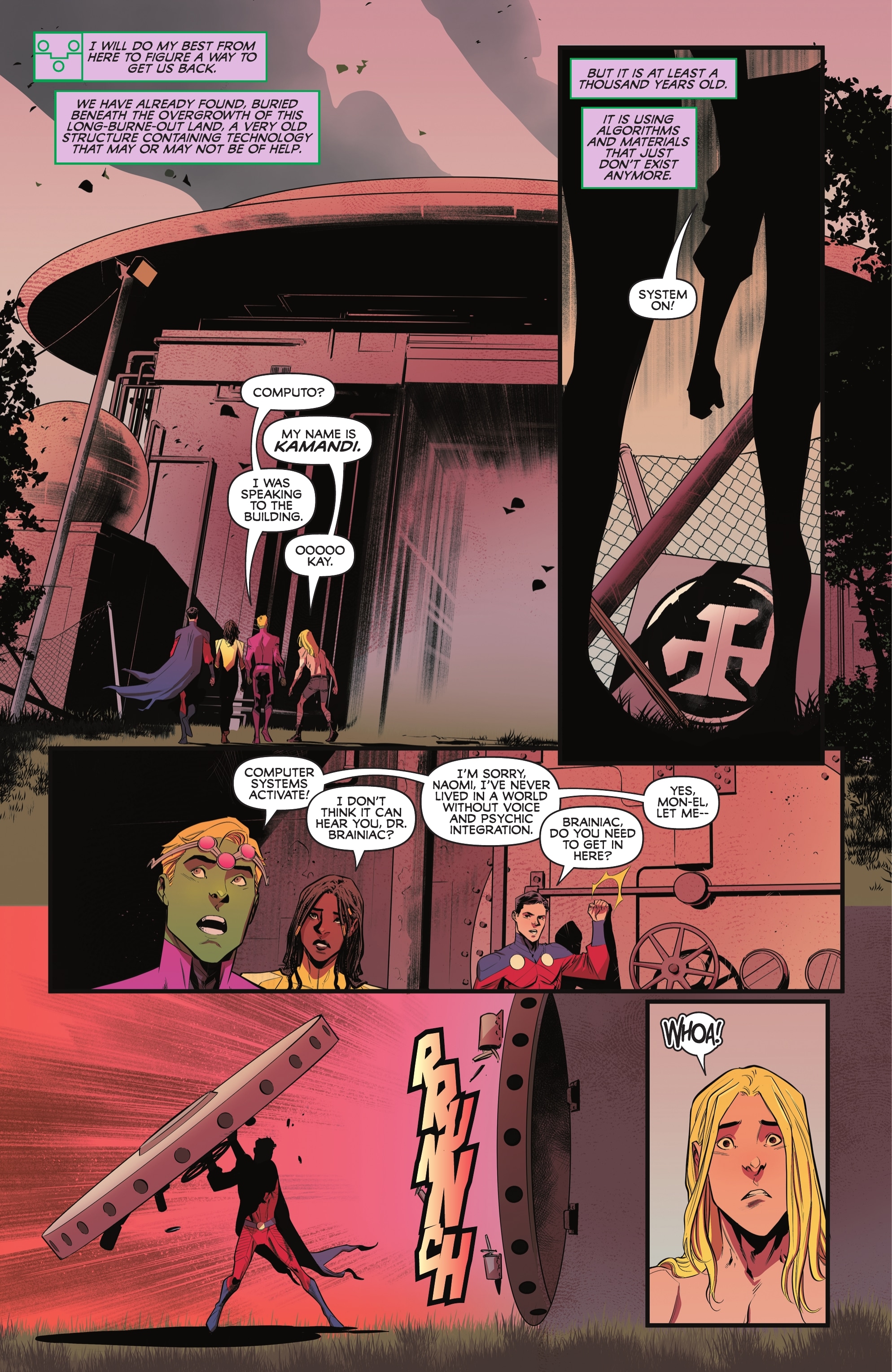 Read online Justice League vs. The Legion of Super-Heroes comic -  Issue #4 - 4