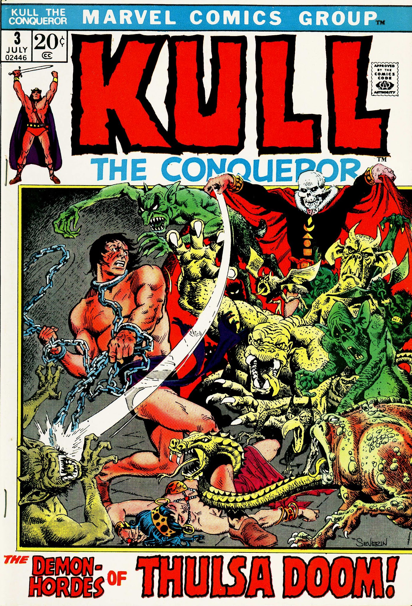 Read online Kull, the Conqueror (1971) comic -  Issue #3 - 1