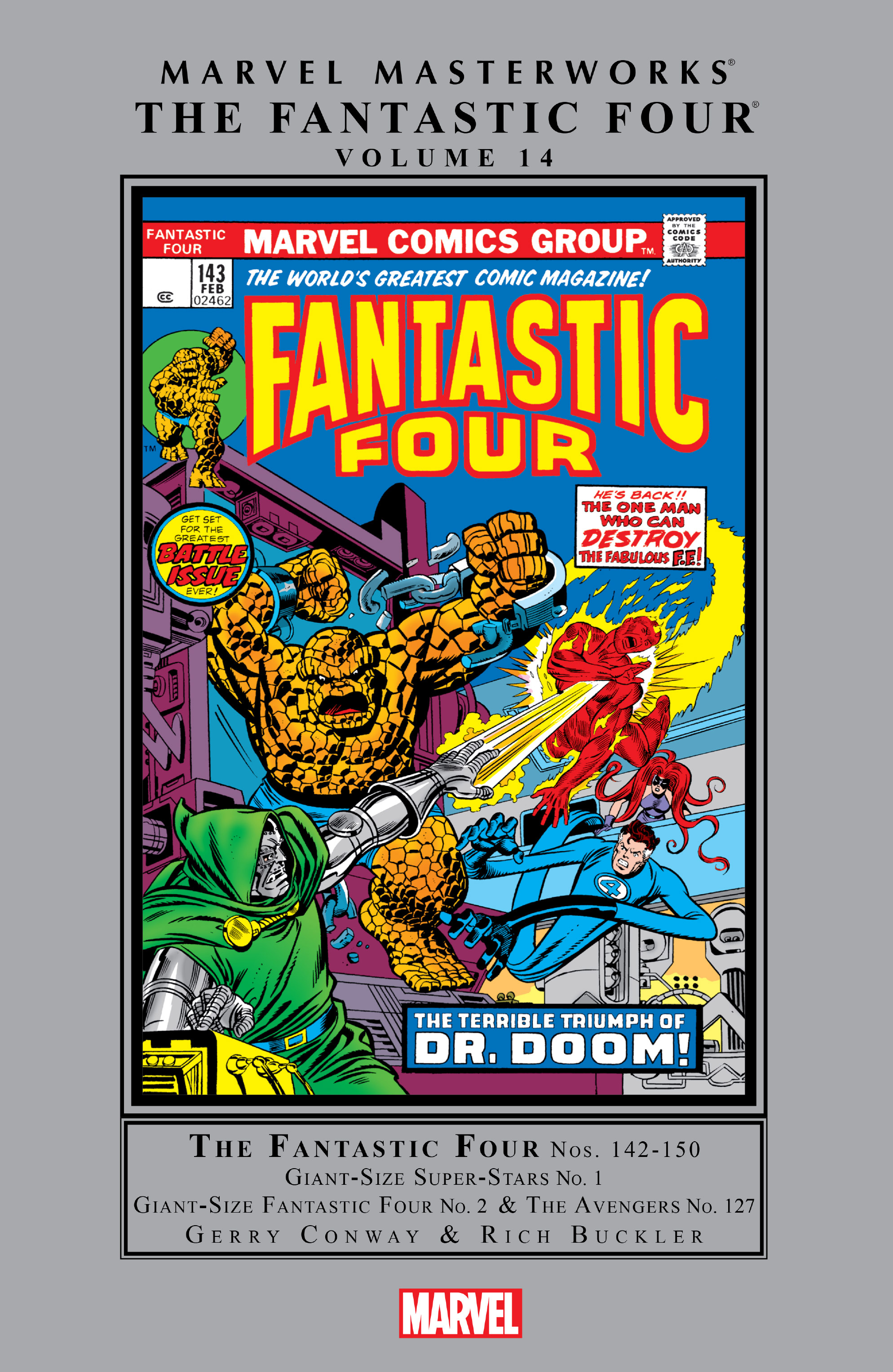Read online Marvel Masterworks: The Fantastic Four comic -  Issue # TPB 14 (Part 1) - 1