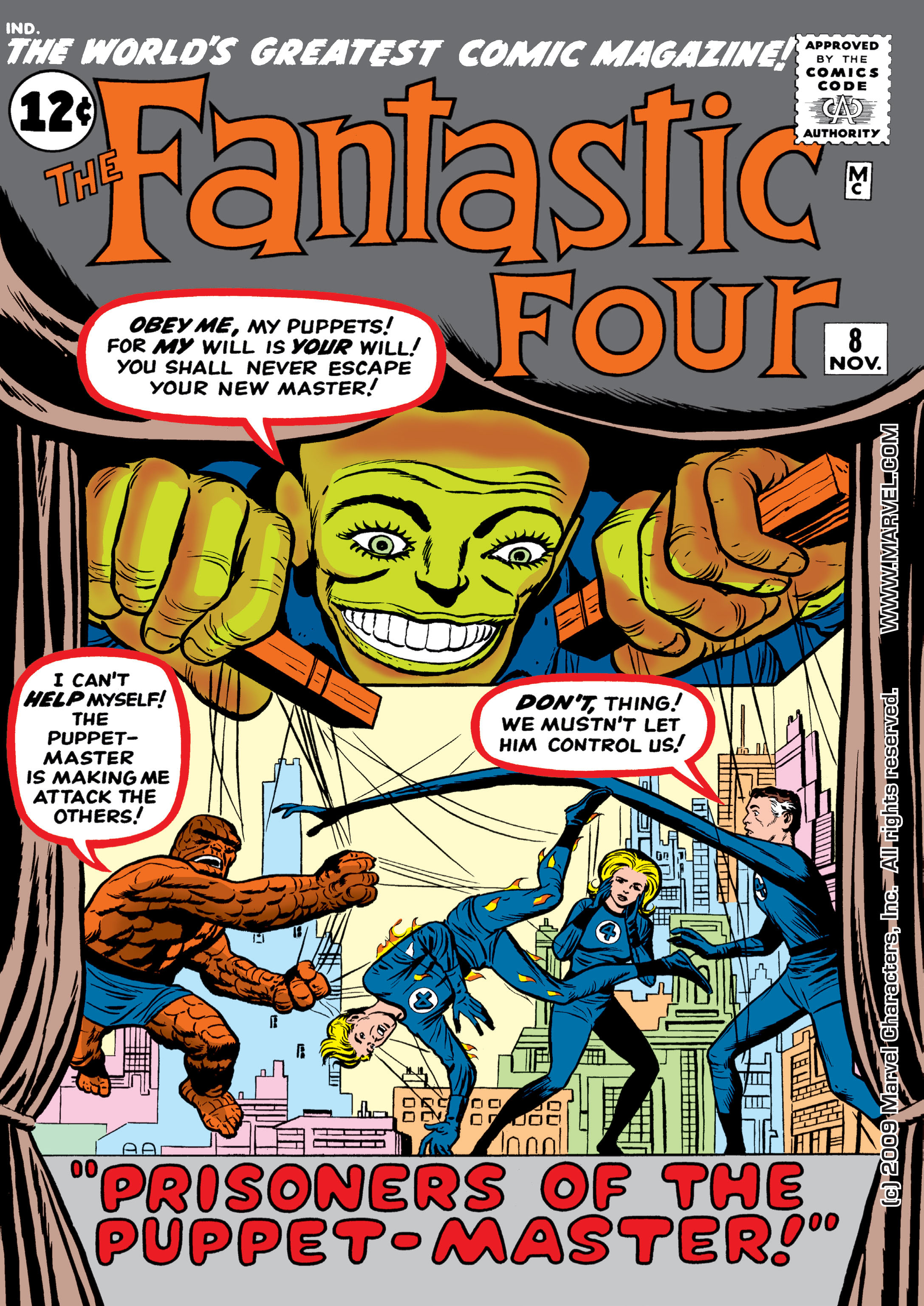 Read online Fantastic Four (1961) comic -  Issue #8 - 1