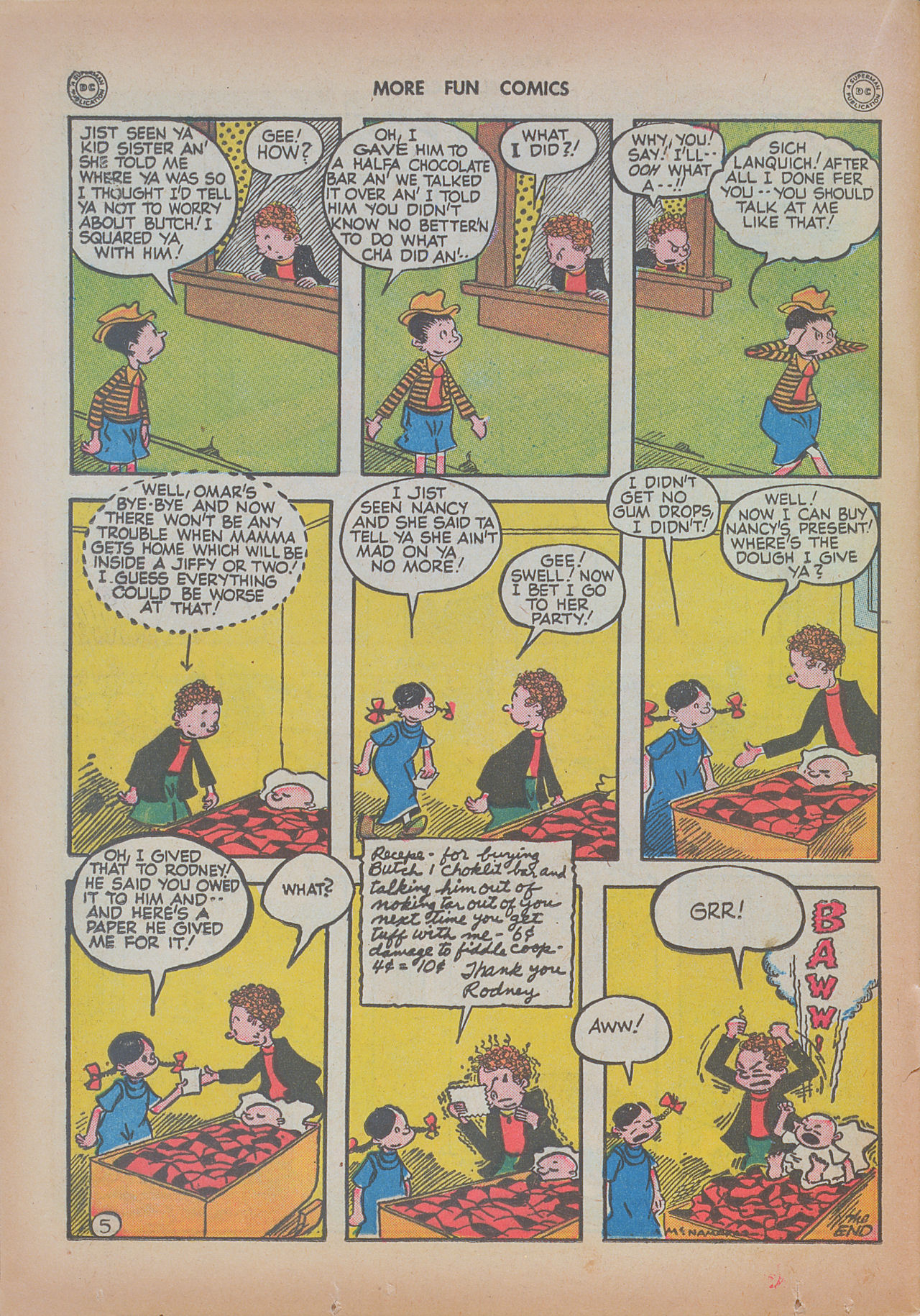 Read online More Fun Comics comic -  Issue #115 - 36