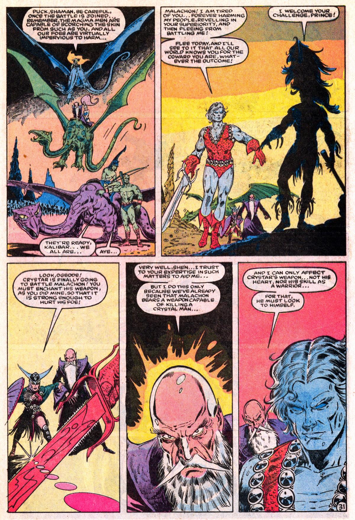 Read online The Saga of Crystar, Crystal Warrior comic -  Issue #11 - 32