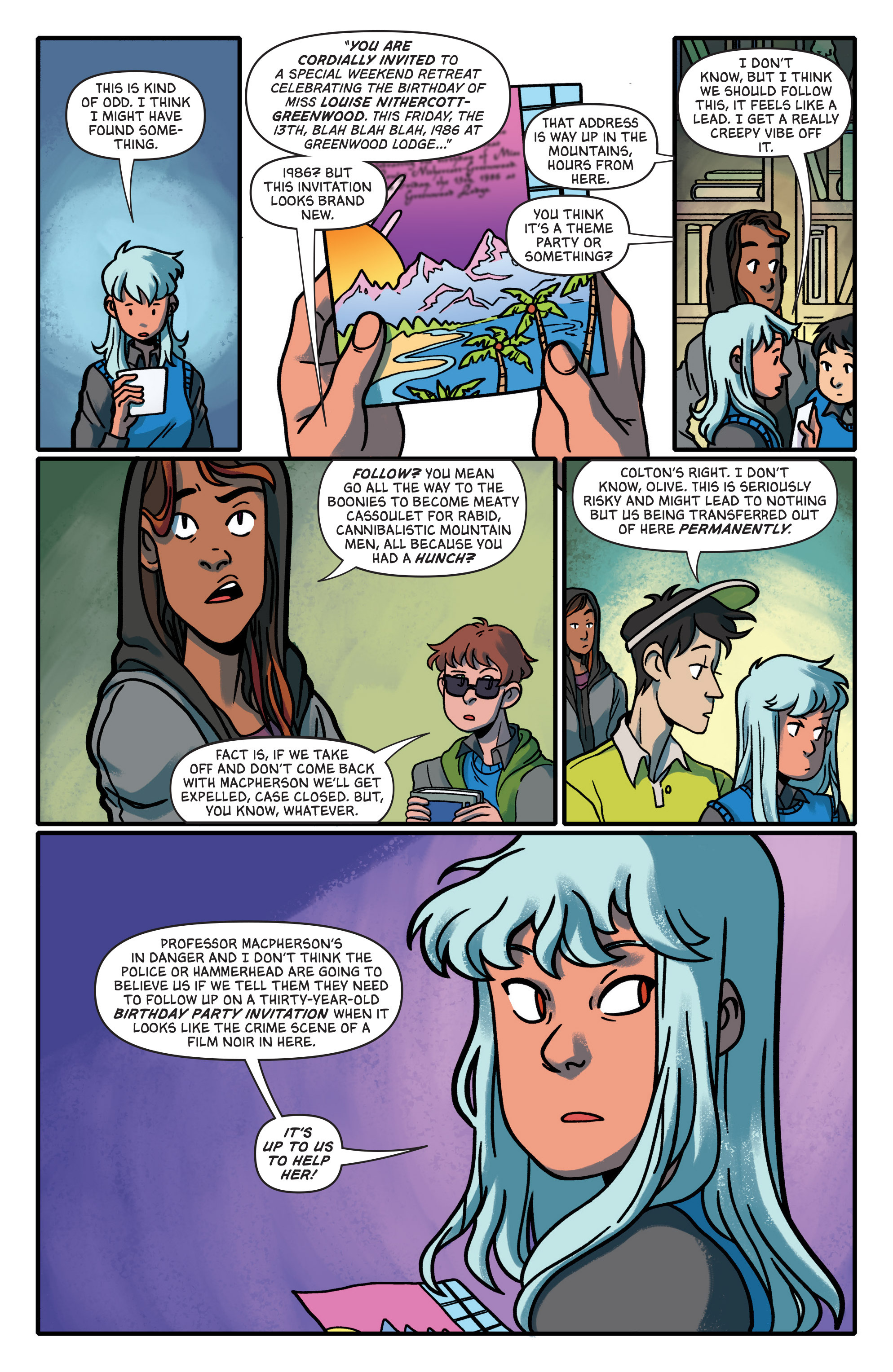 Read online Lumberjanes/Gotham Academy comic -  Issue #1 - 9