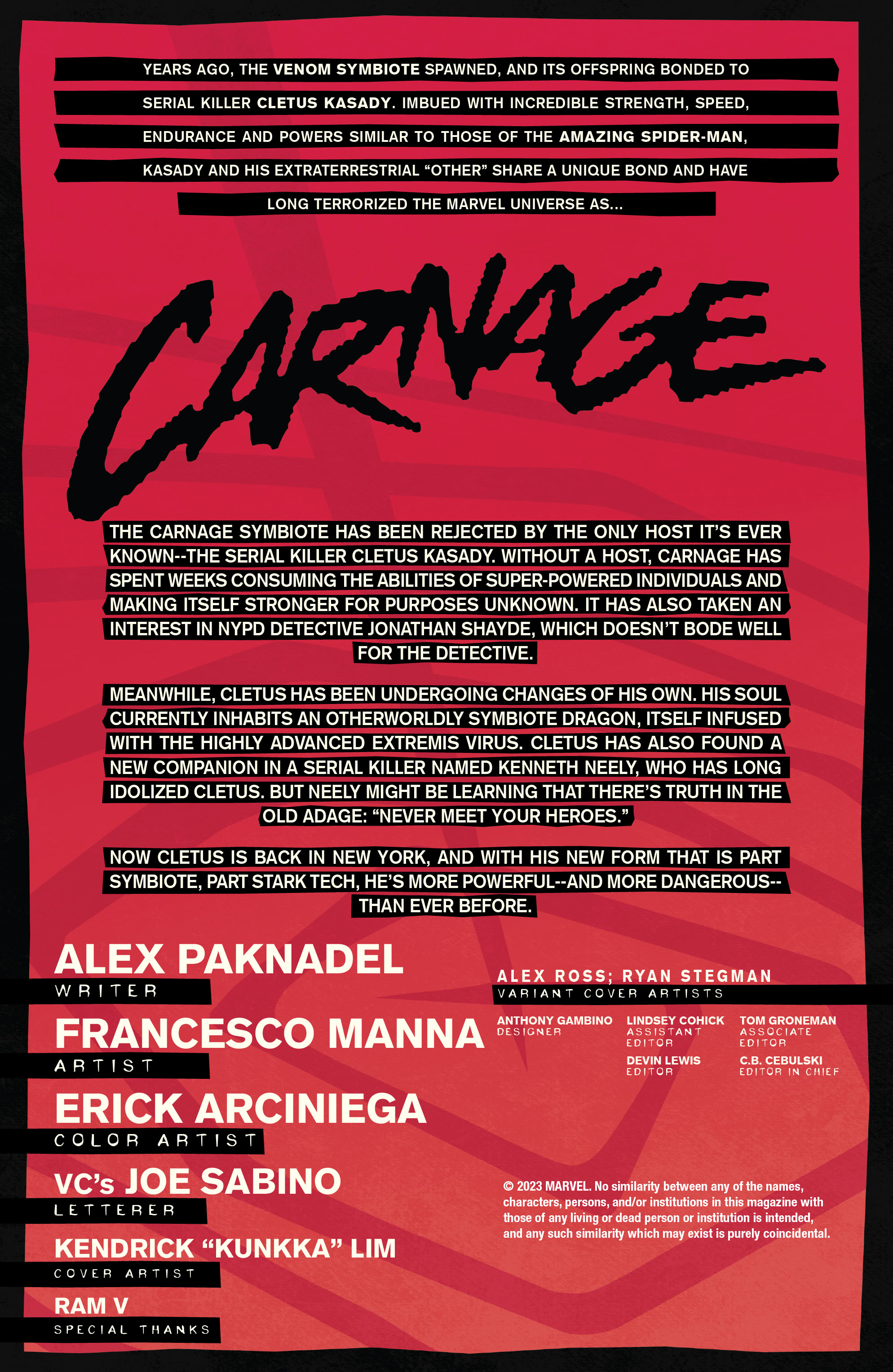 Read online Carnage (2022) comic -  Issue #12 - 2