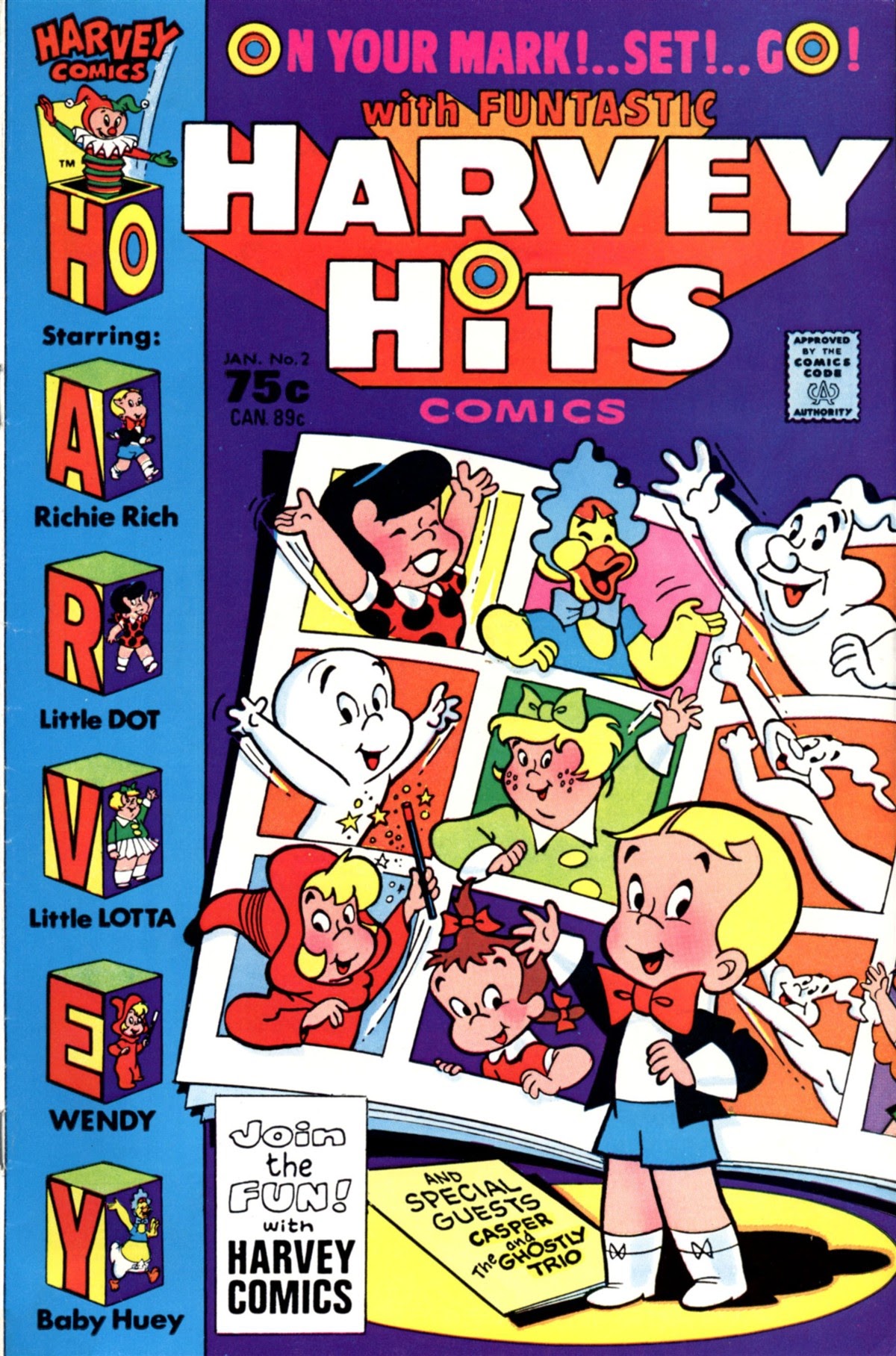 Read online Harvey Hits Comics comic -  Issue #2 - 1