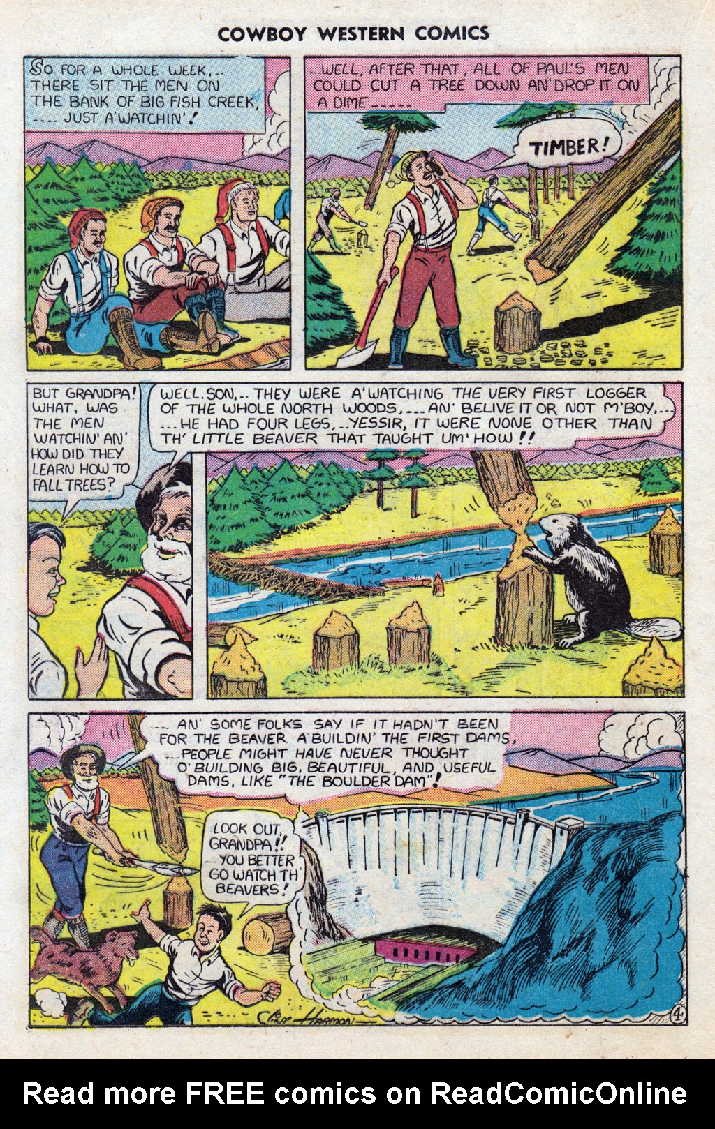 Read online Cowboy Western Comics (1948) comic -  Issue #28 - 16
