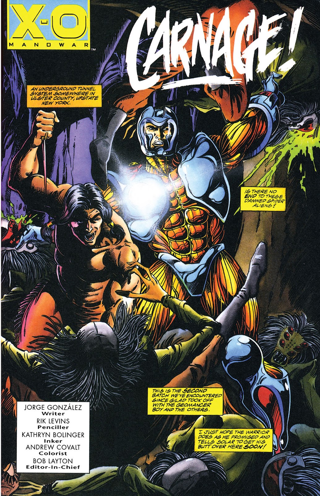 X-O Manowar (1992) issue 28 - Page 2