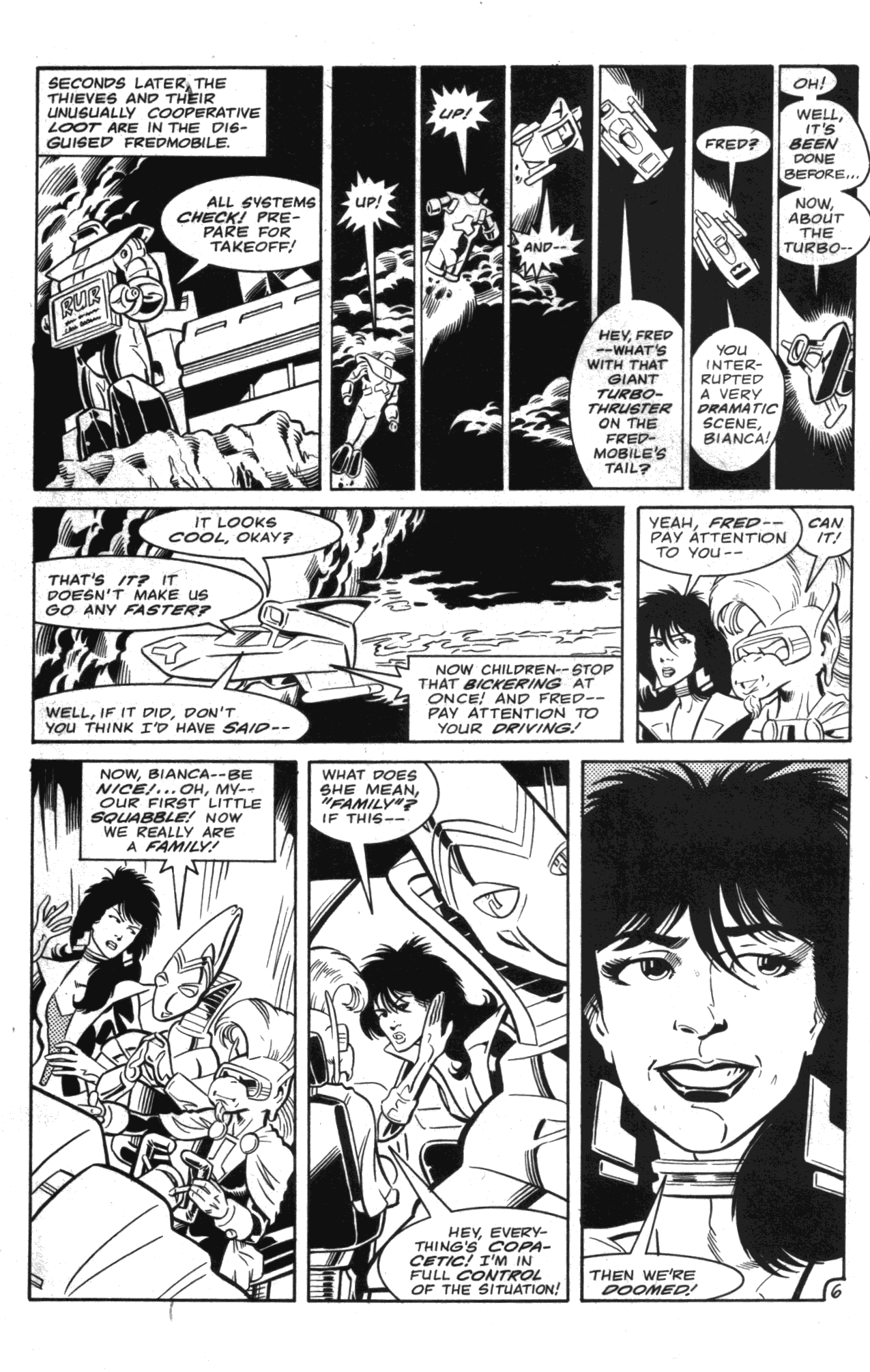 Read online Aristocratic Xtraterrestrial Time-Traveling Thieves comic -  Issue #3 - 8