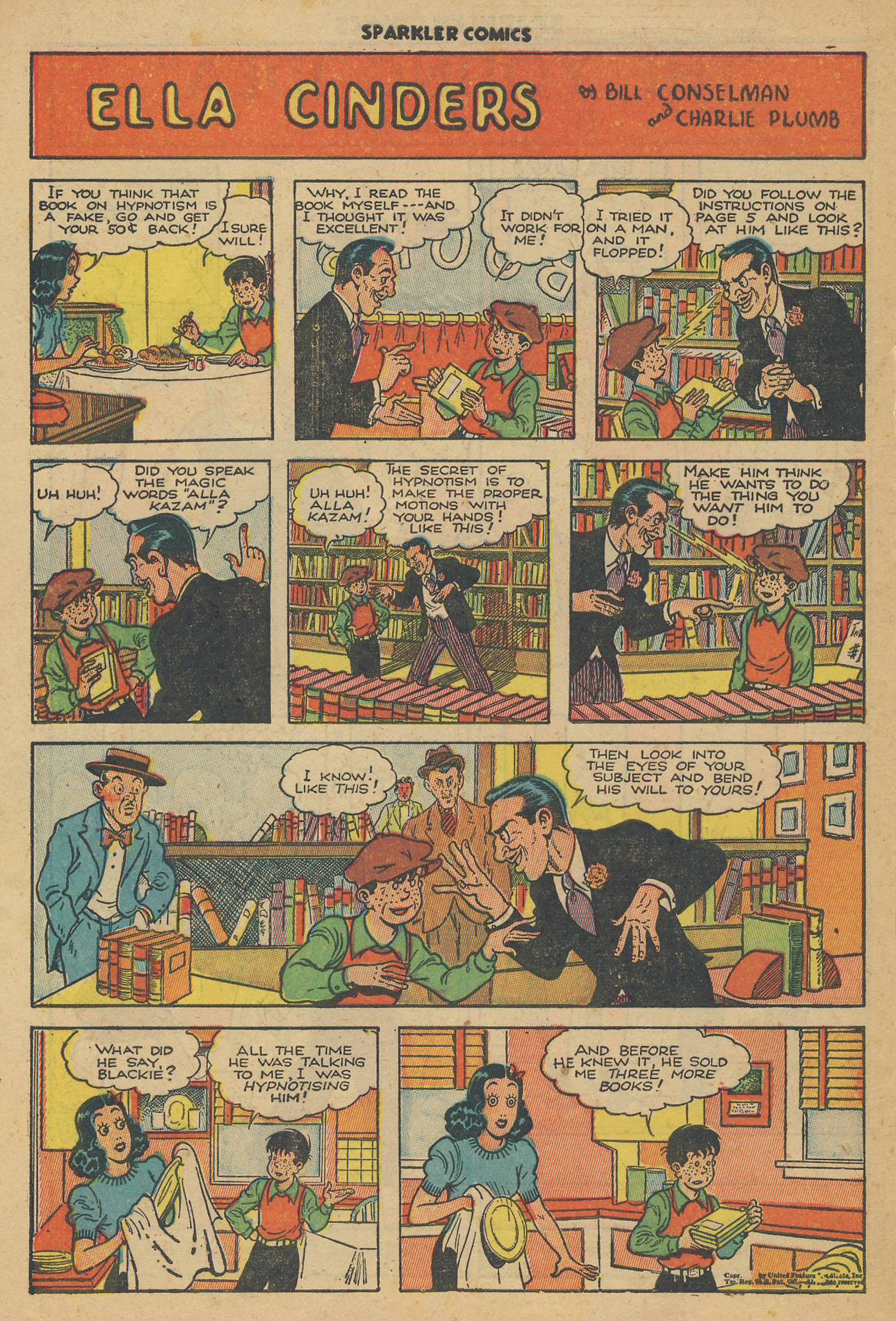 Read online Sparkler Comics comic -  Issue #57 - 50