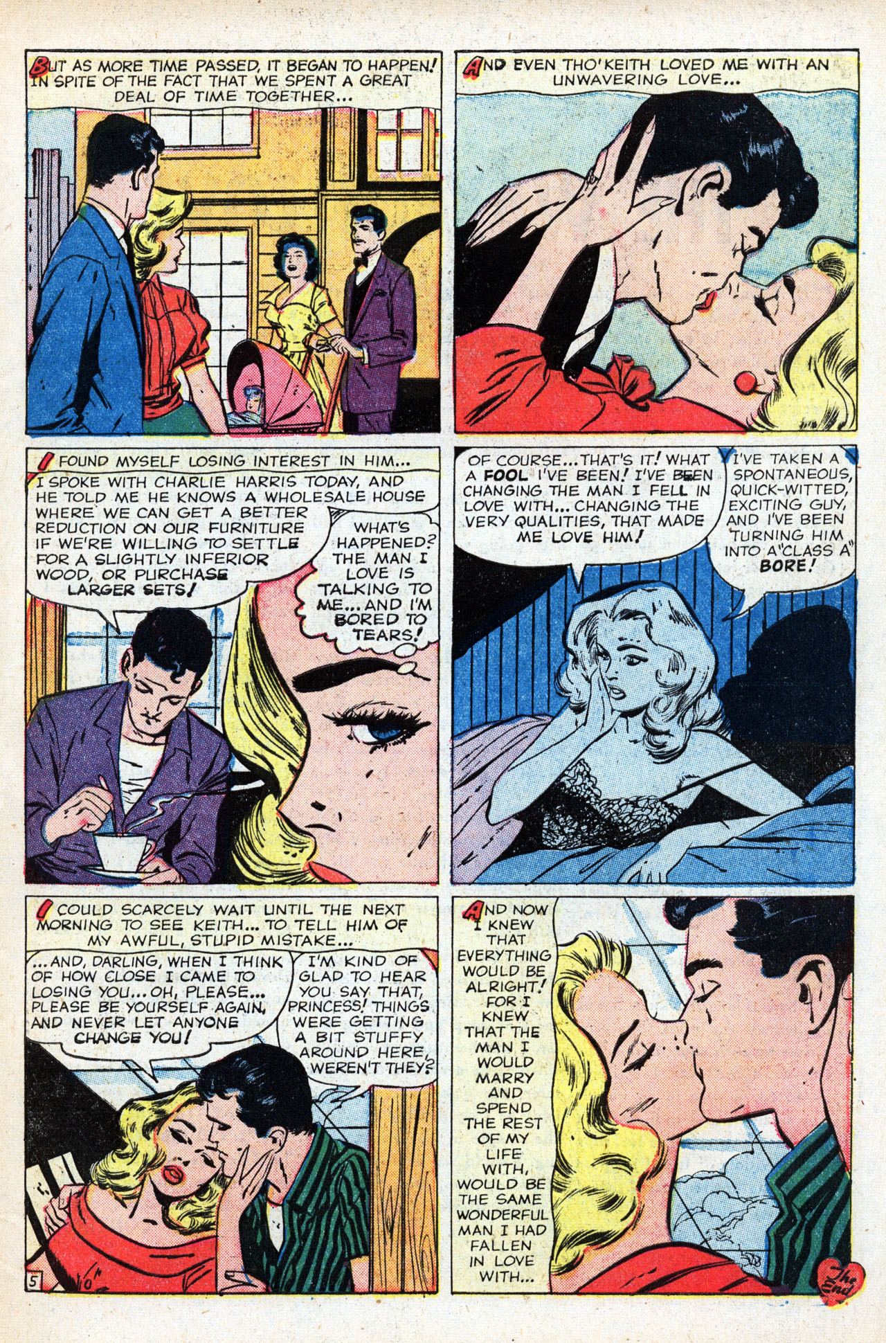 Read online Love Romances comic -  Issue #85 - 7