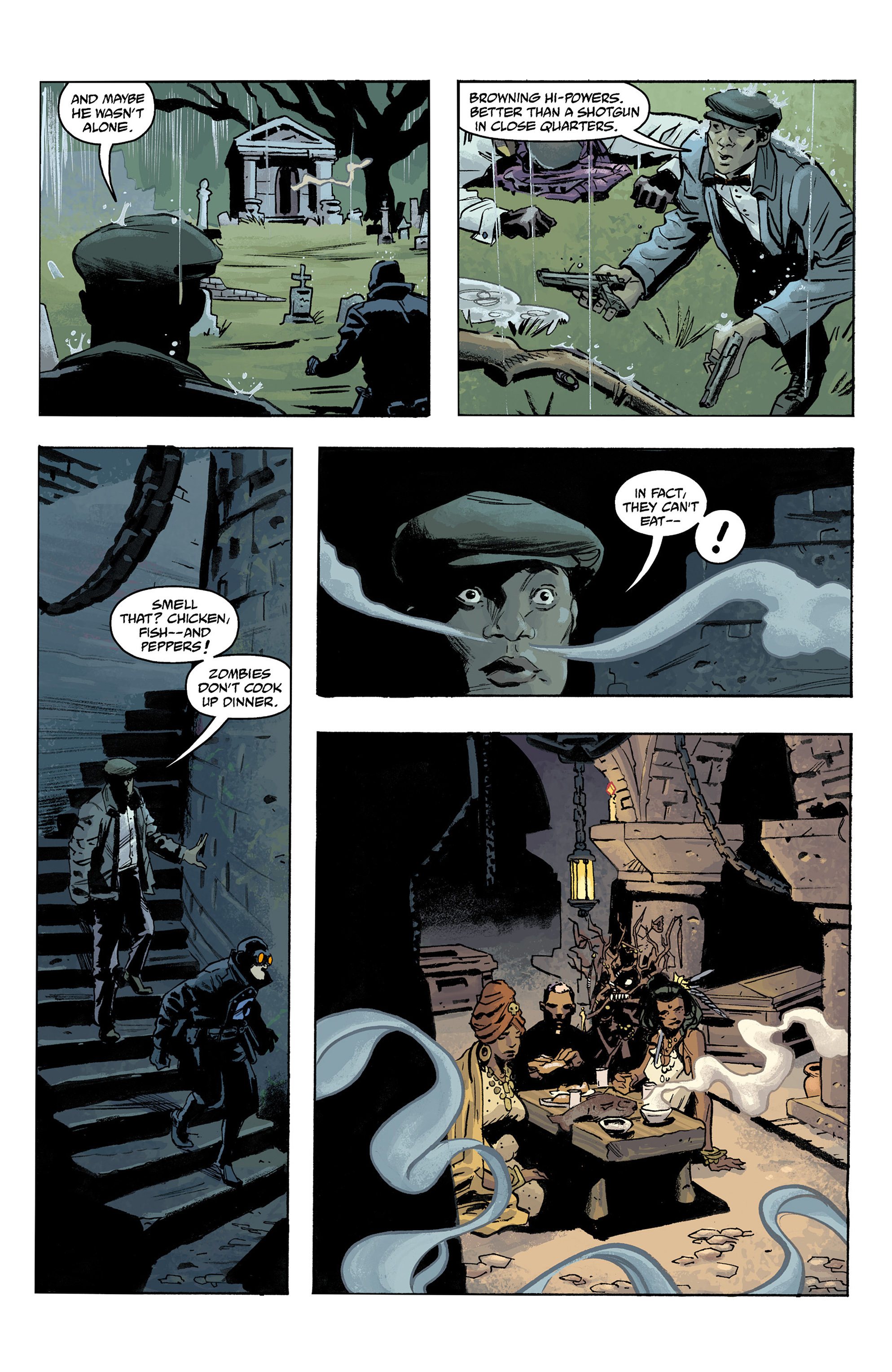 Read online Lobster Johnson: Garden of Bones comic -  Issue # Full - 11