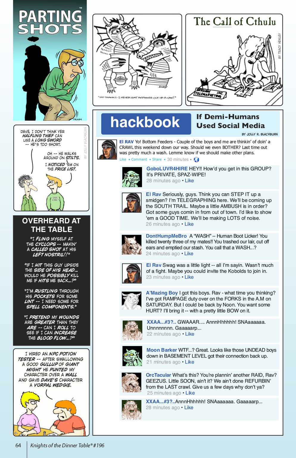 Read online Knights of the Dinner Table comic -  Issue #196 - 66