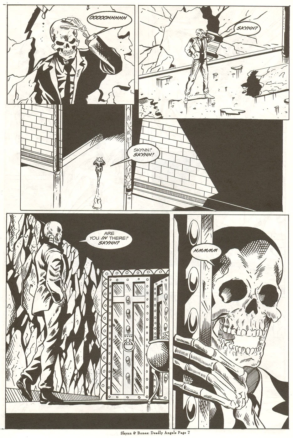Read online Skynn & Bones: Deadly Angels comic -  Issue # Full - 9