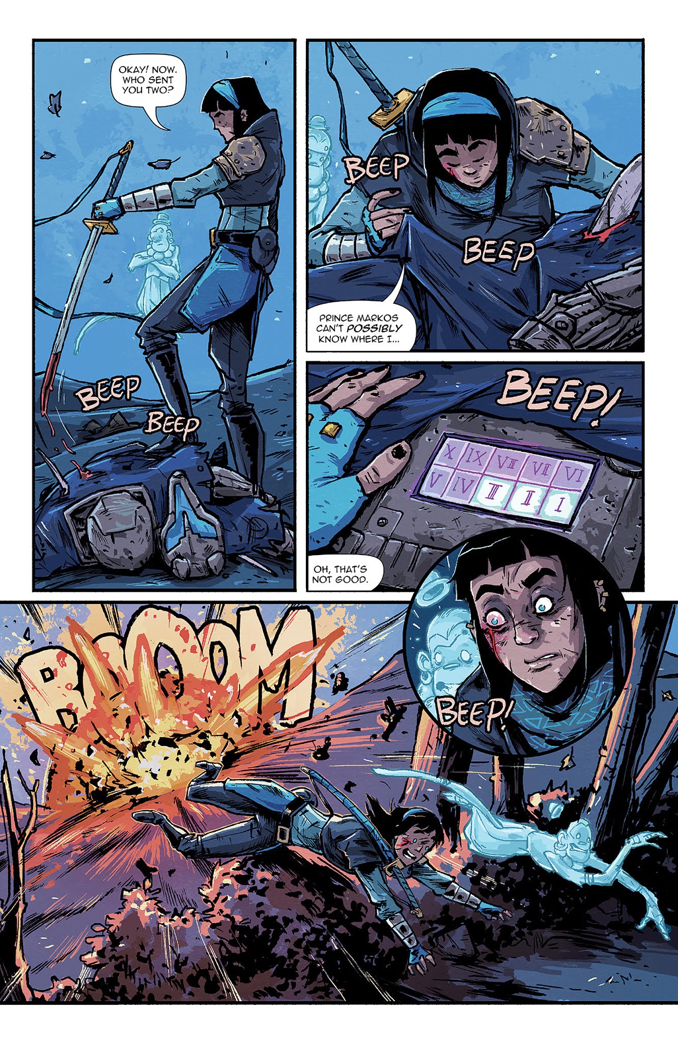 Read online Amala's Blade comic -  Issue #2 - 8