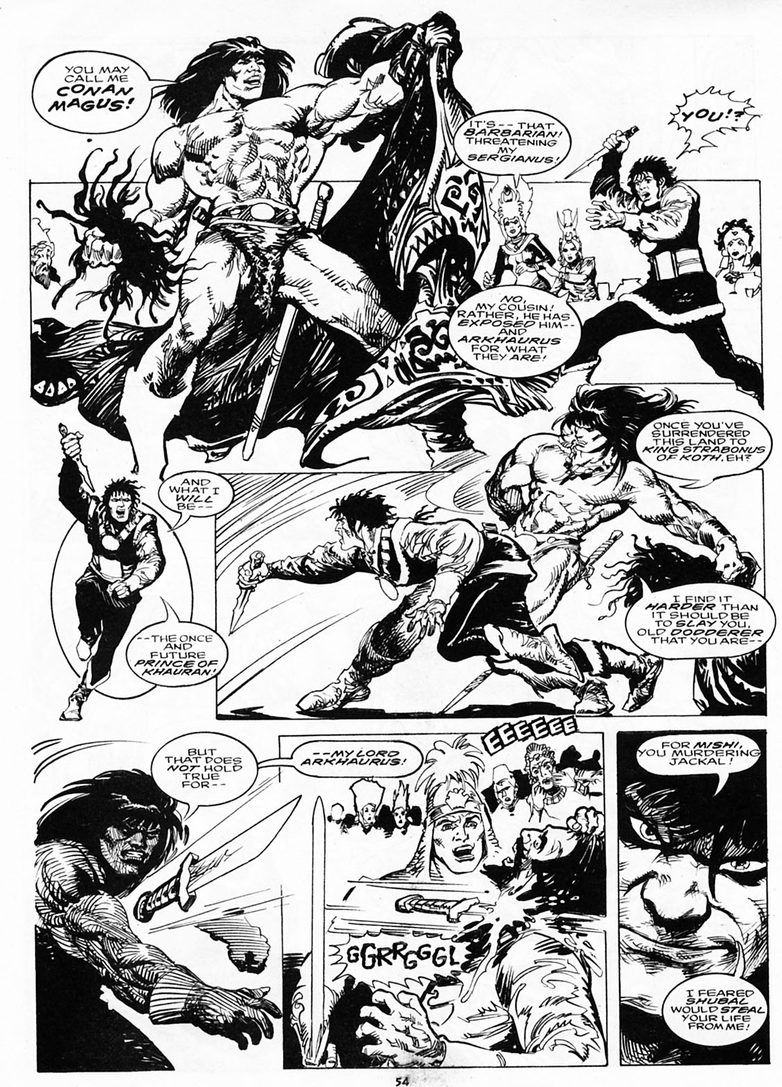 Read online The Savage Sword Of Conan comic -  Issue #218 - 52