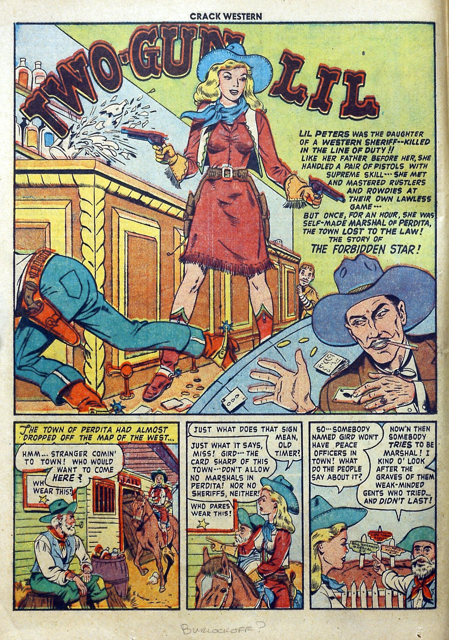 Read online Crack Western comic -  Issue #64 - 12