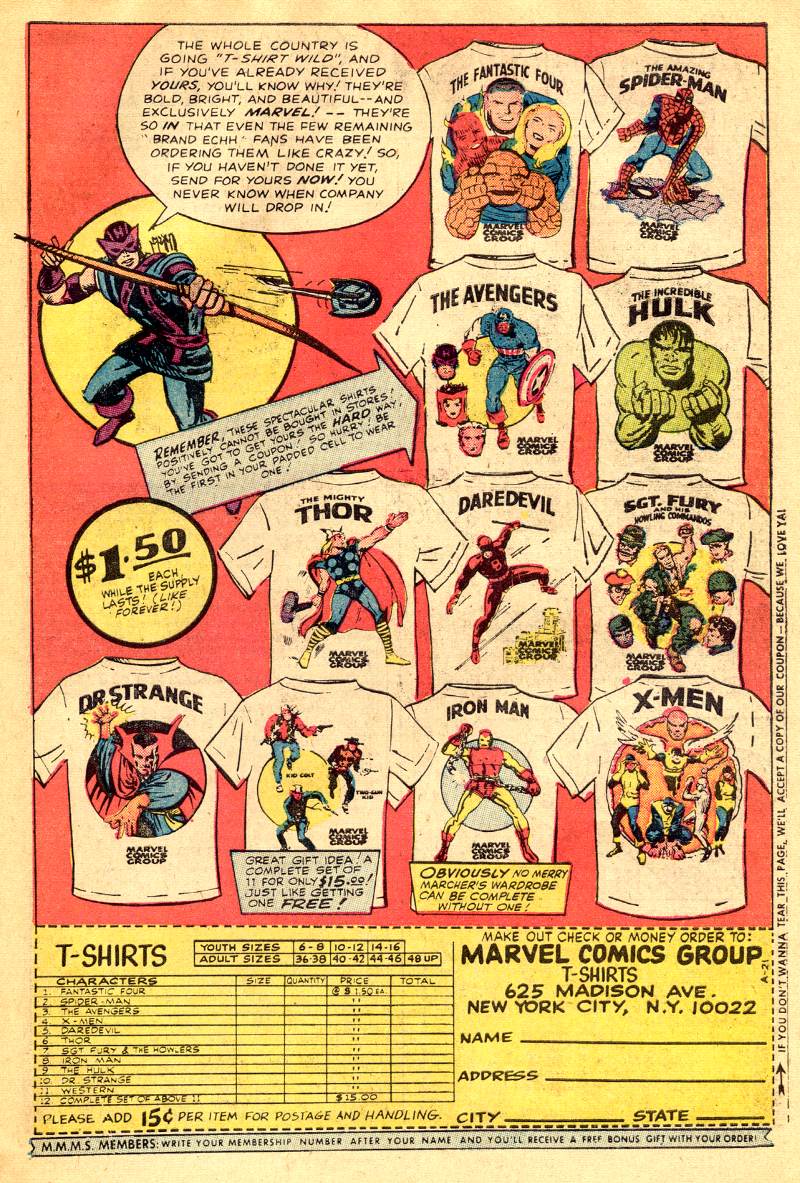Read online The Avengers (1963) comic -  Issue #21 - 31