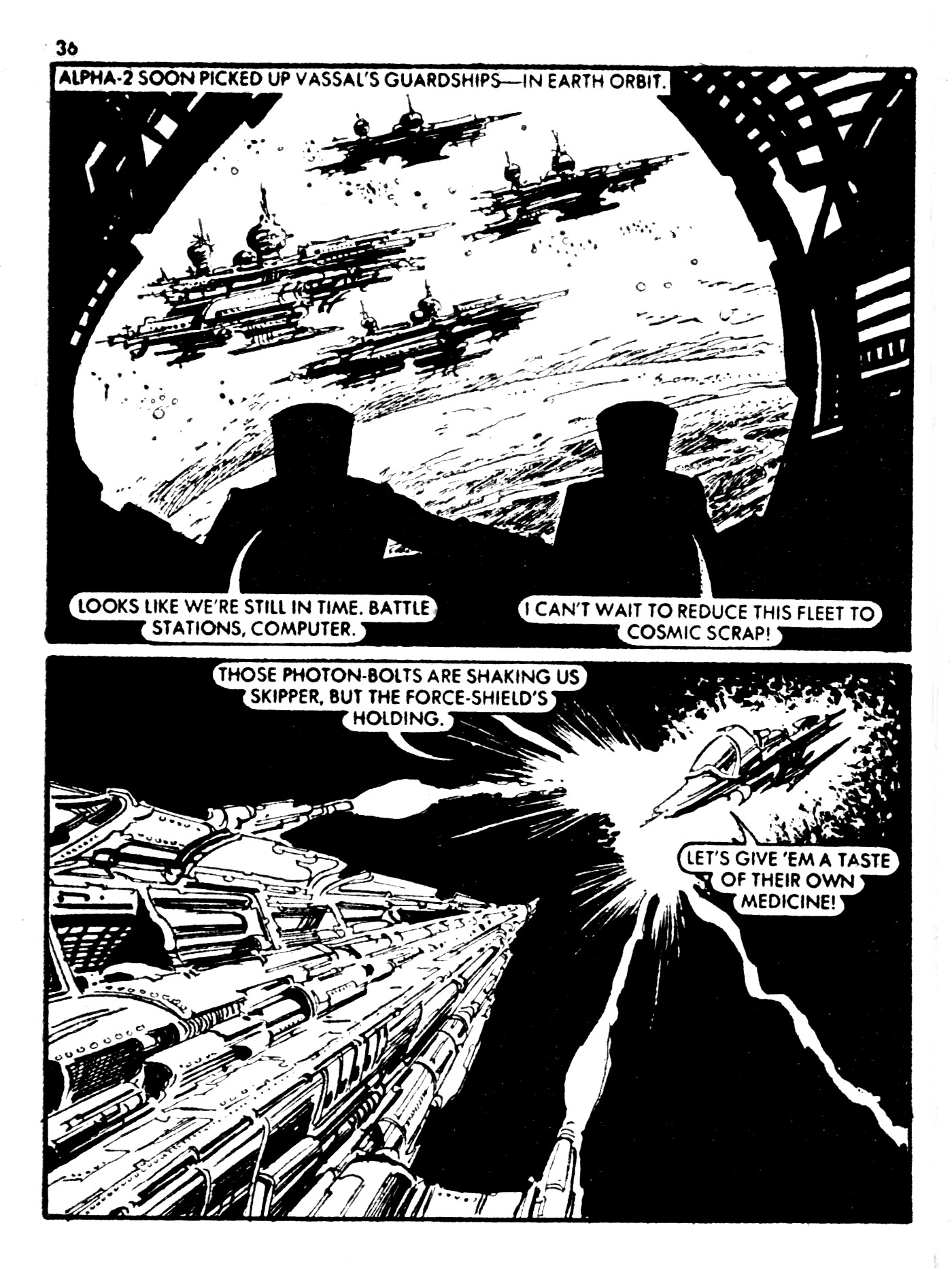 Read online Starblazer comic -  Issue #7 - 36