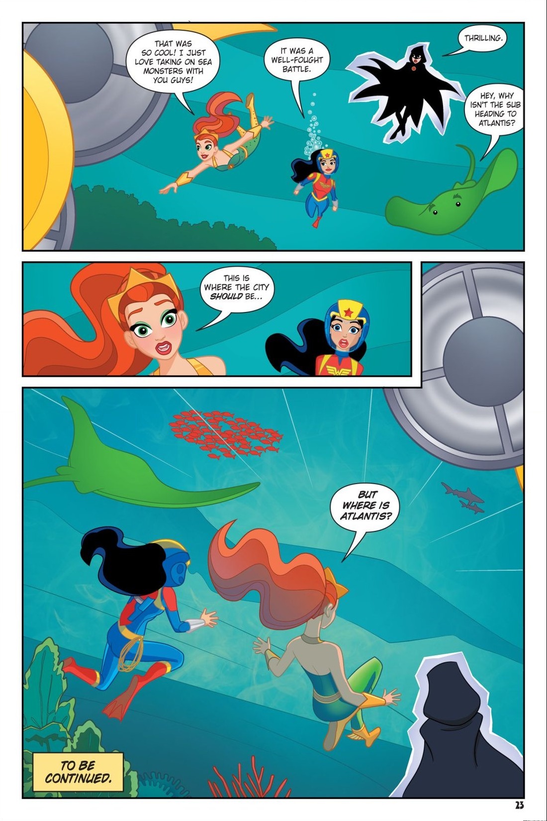 Read online DC Super Hero Girls: Search for Atlantis comic -  Issue # TPB - 23
