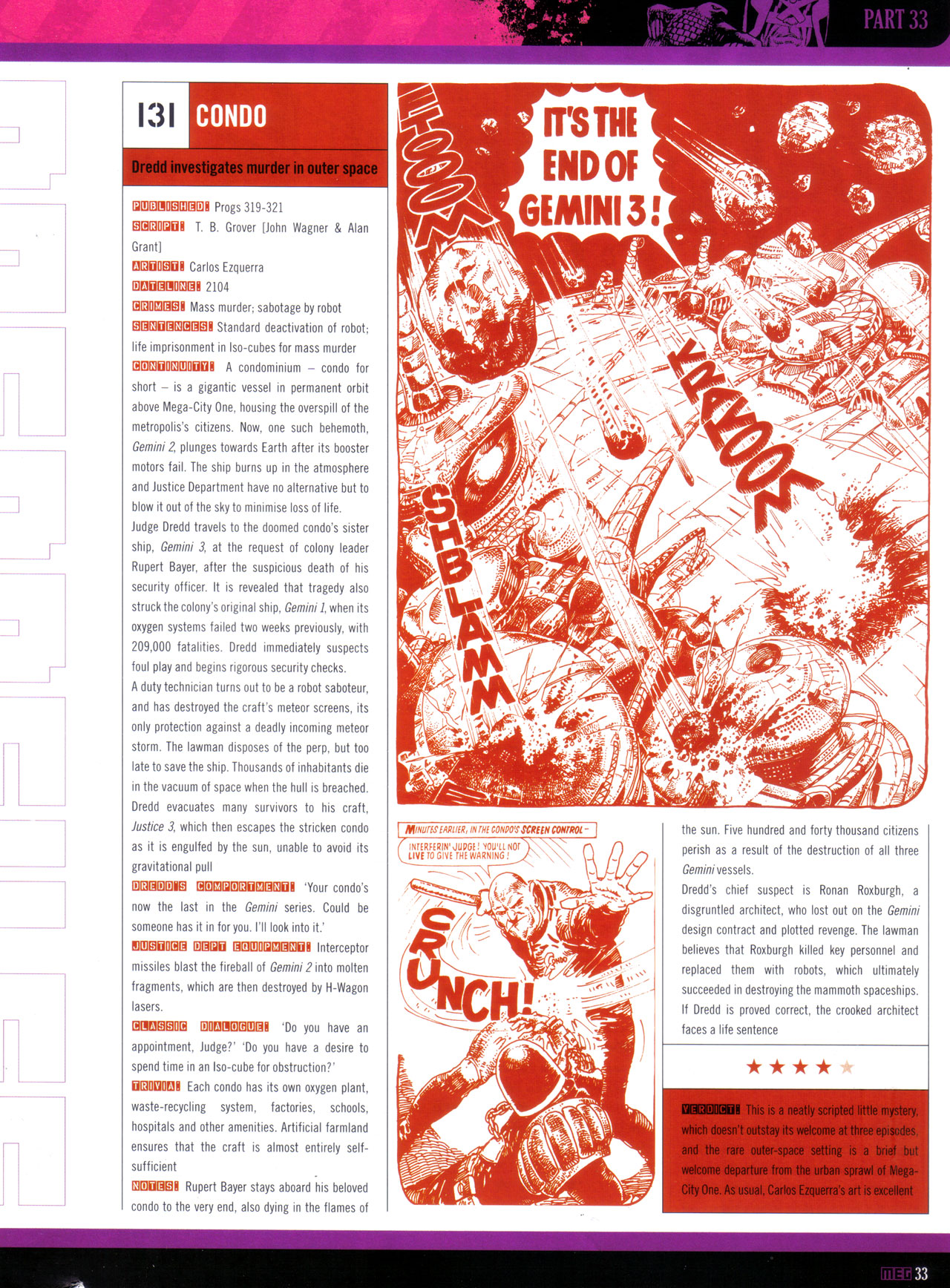 Read online Judge Dredd Megazine (Vol. 5) comic -  Issue #266 - 33