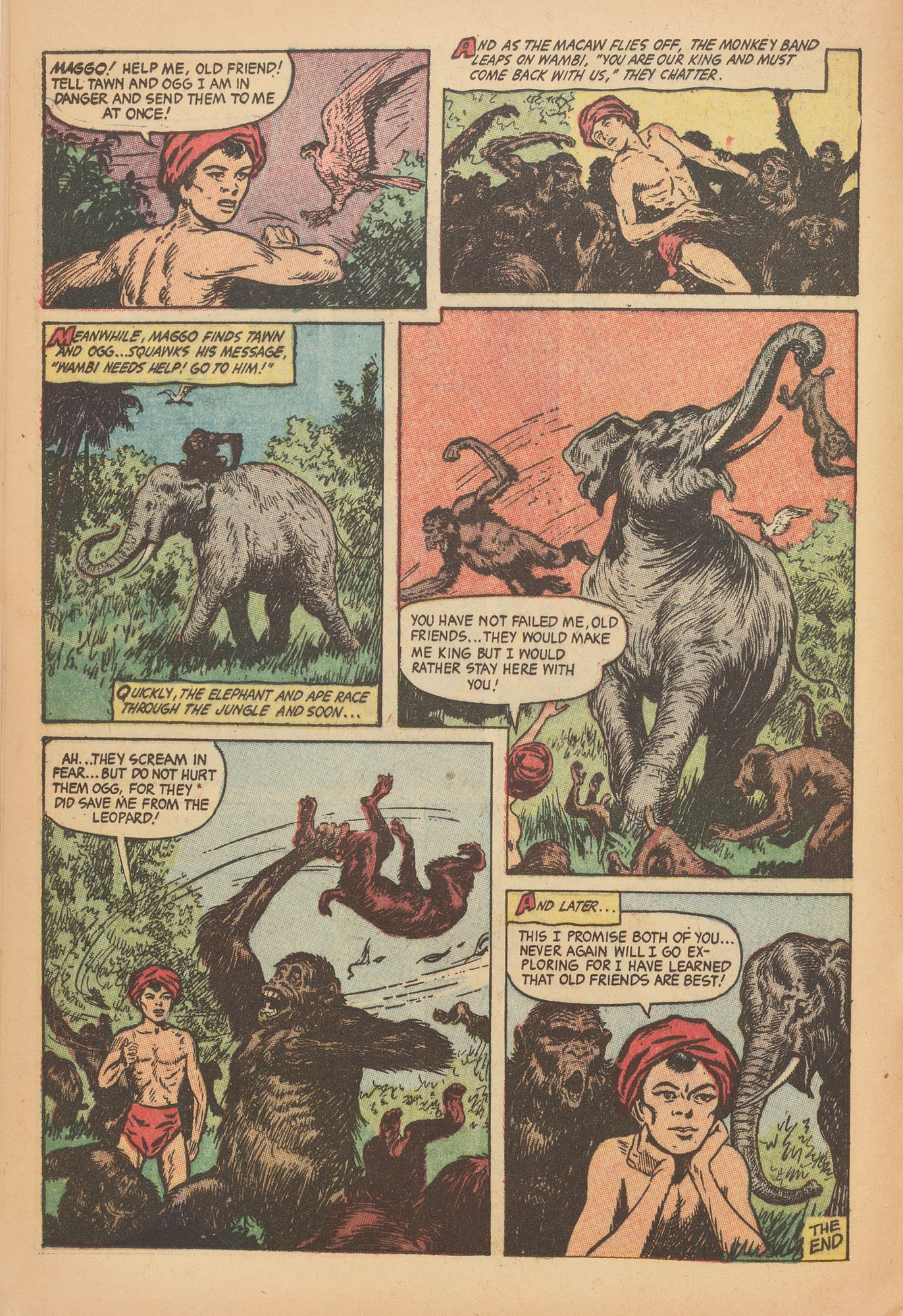 Read online Wambi Jungle Boy comic -  Issue #18 - 16