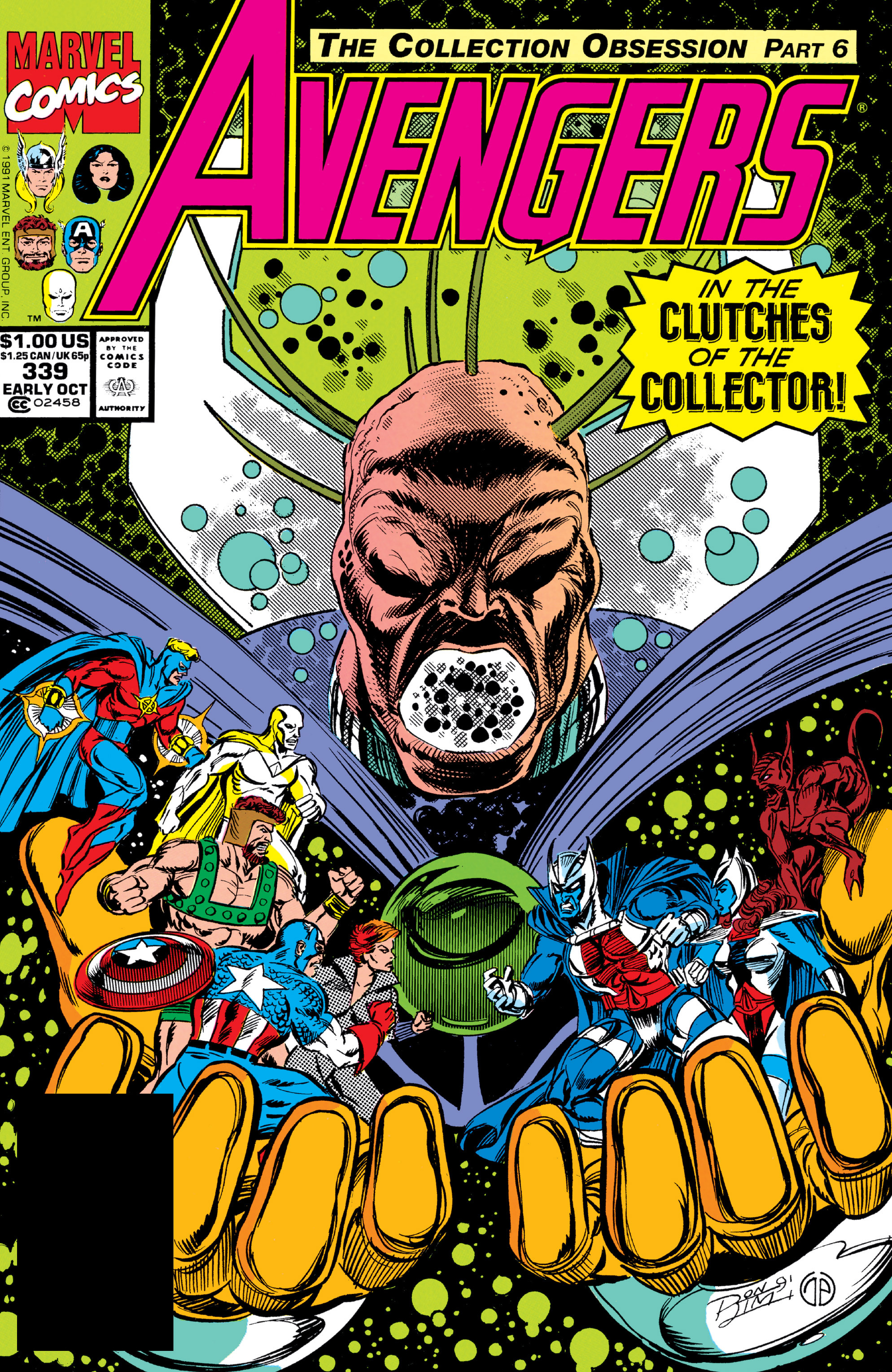 Read online The Avengers (1963) comic -  Issue #339 - 1