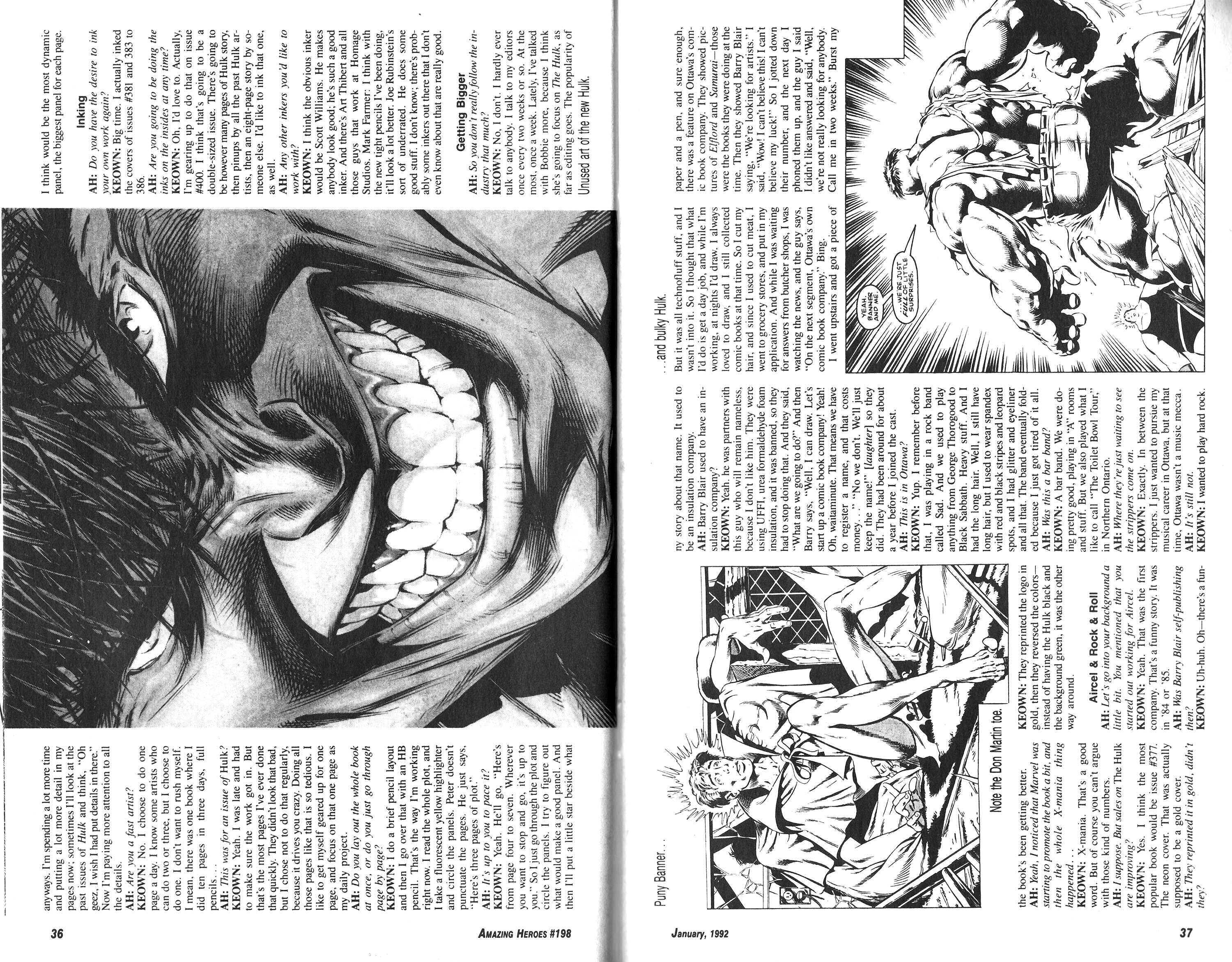 Read online Amazing Heroes comic -  Issue #198 - 19