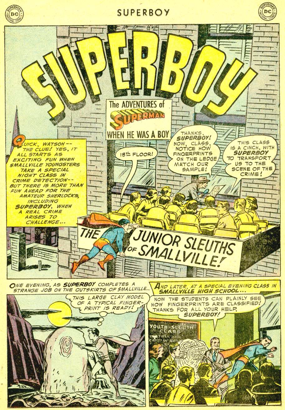 Read online Superboy (1949) comic -  Issue #41 - 12