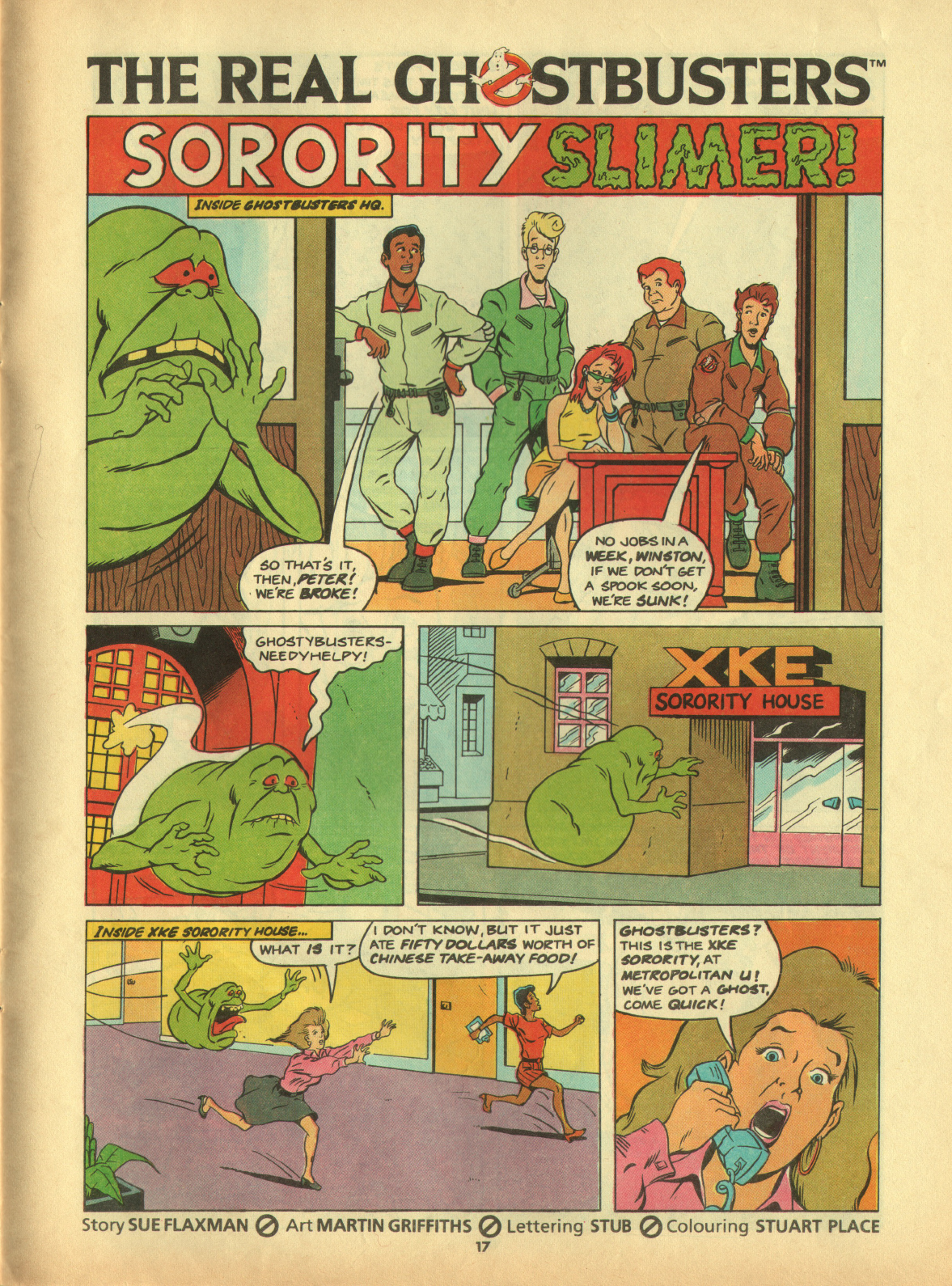 Read online The Real Ghostbusters comic -  Issue #25 - 17