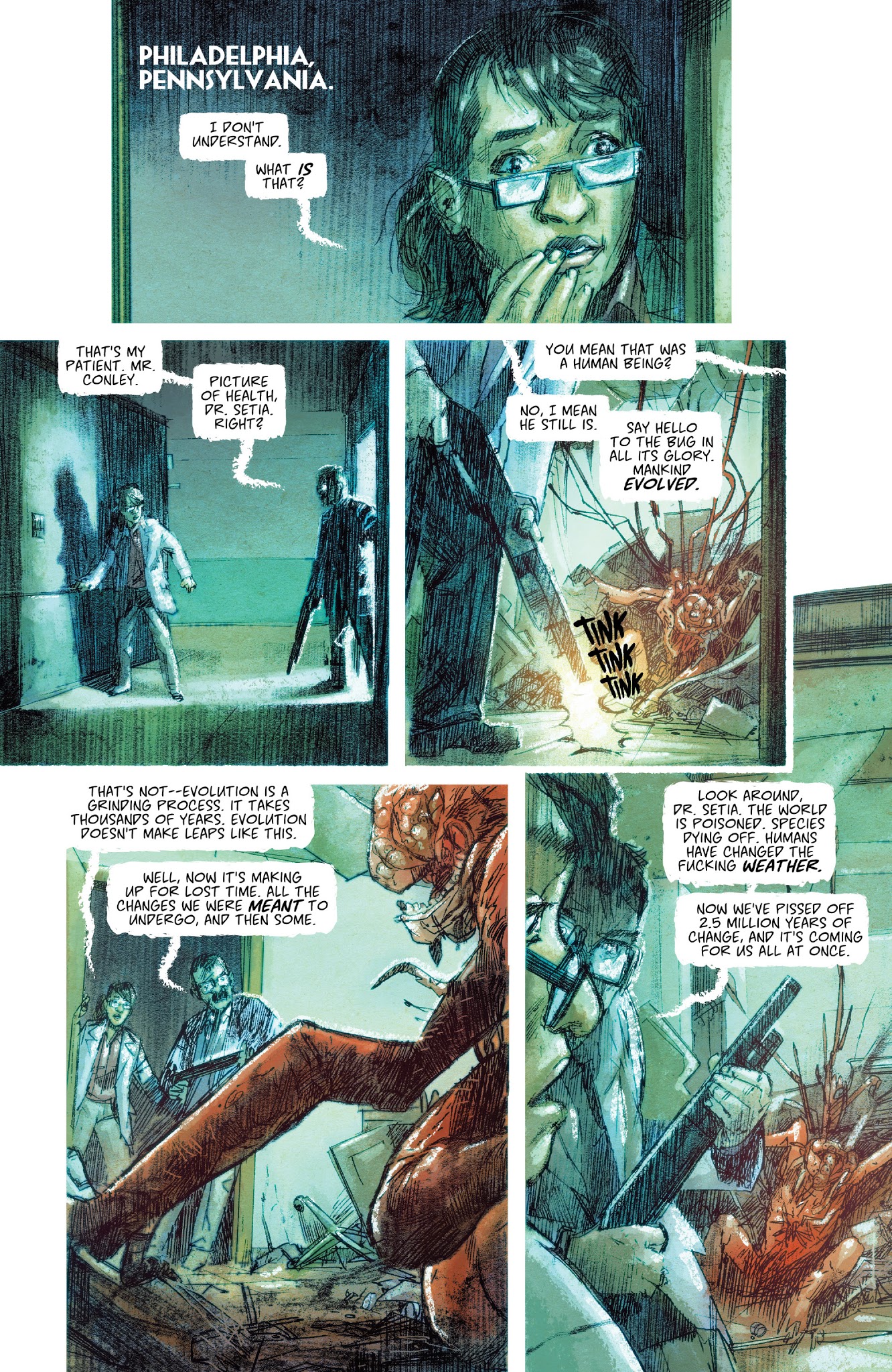 Read online Evolution comic -  Issue #6 - 7