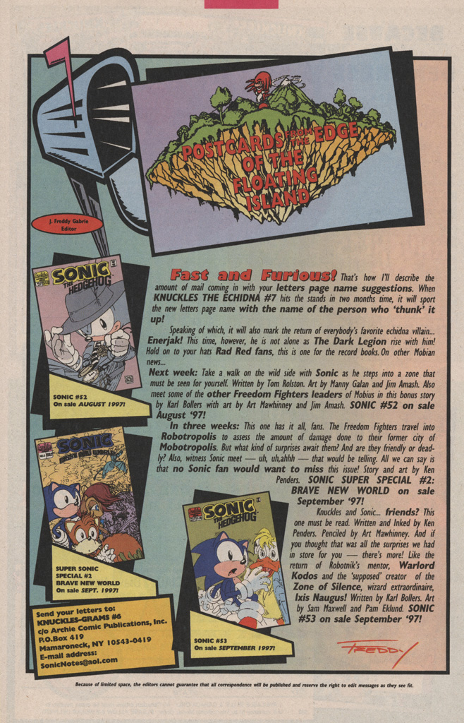 Read online Knuckles the Echidna comic -  Issue #6 - 32