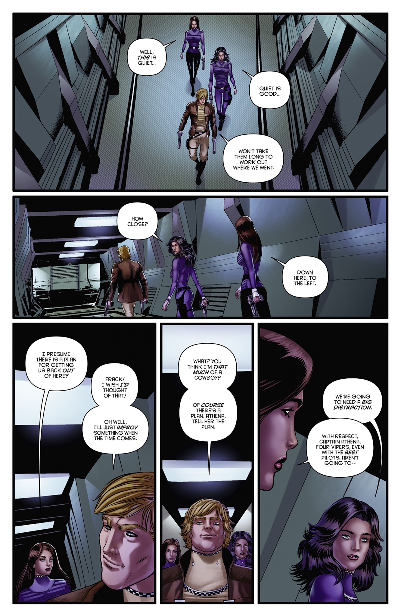 Read online Classic Battlestar Galactica: The Death of Apollo comic -  Issue #4 - 12