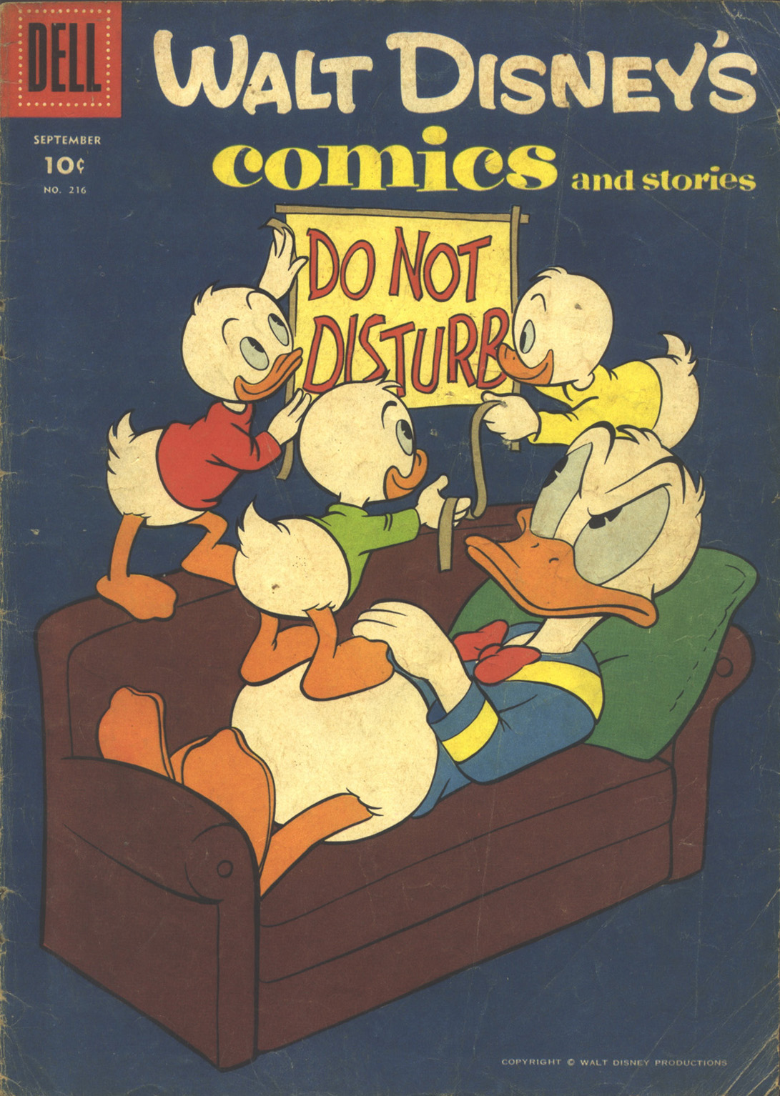 Read online Walt Disney's Comics and Stories comic -  Issue #216 - 1