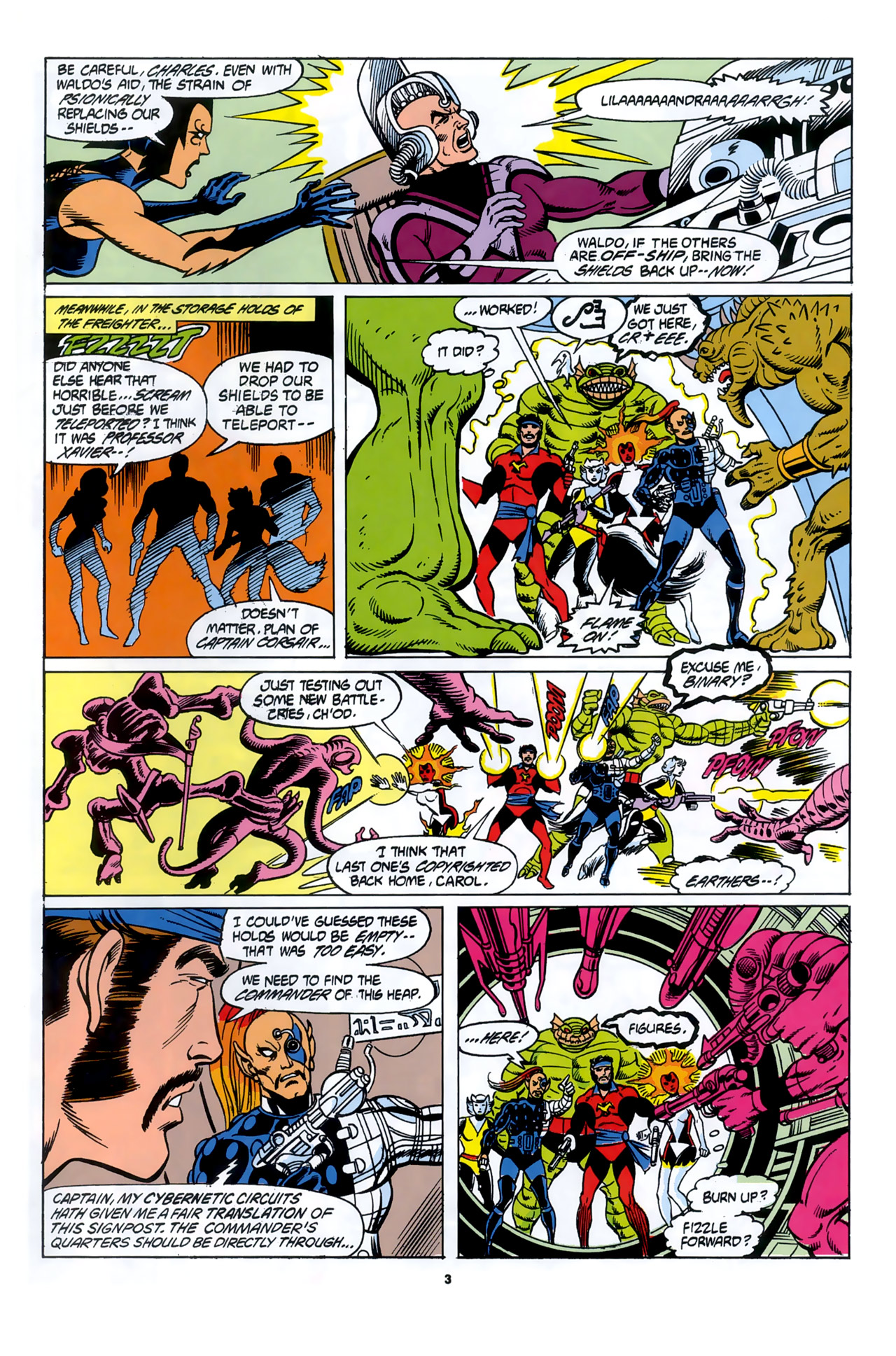 Read online X-Men Spotlight On...Starjammers comic -  Issue #1 - 5