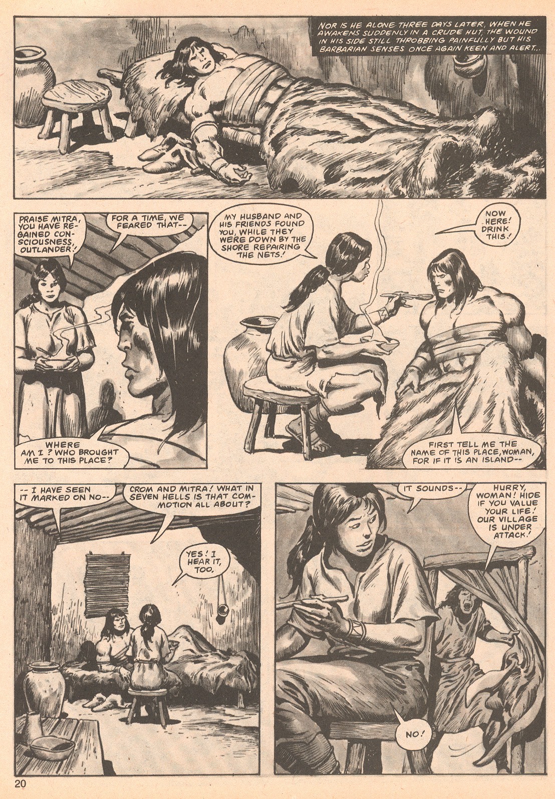 Read online The Savage Sword Of Conan comic -  Issue #62 - 20