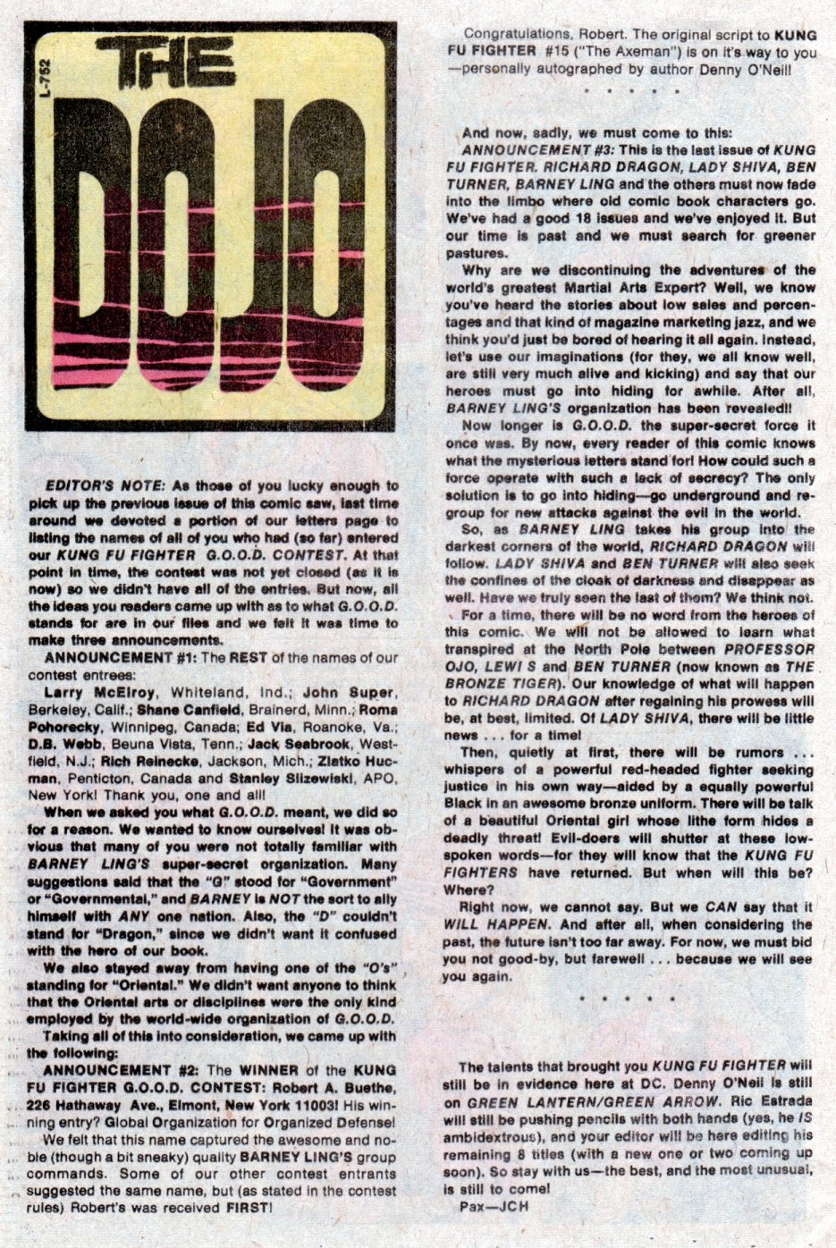 Read online Richard Dragon, Kung-Fu Fighter comic -  Issue #18 - 19