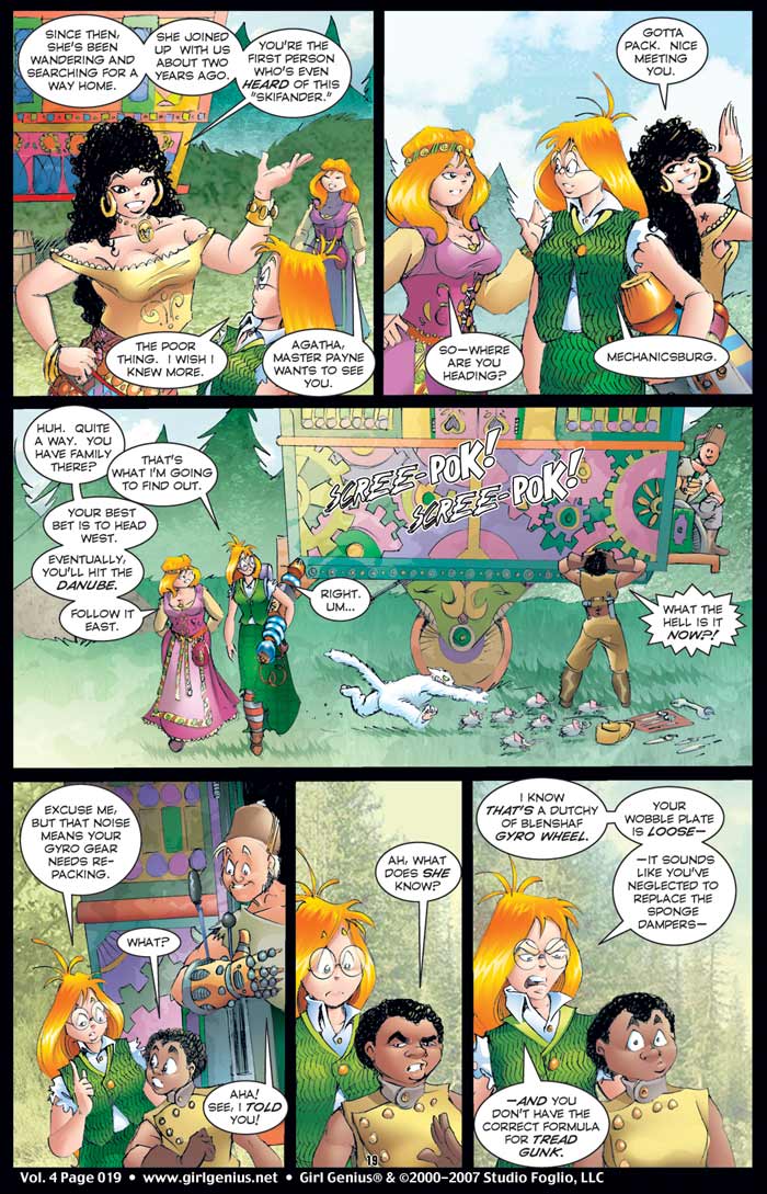 Read online Girl Genius (2002) comic -  Issue #4 - 16