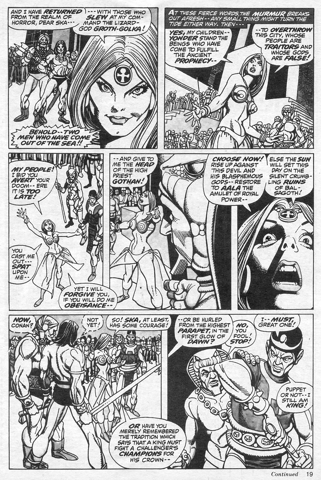Read online The Savage Sword Of Conan comic -  Issue #13 - 19