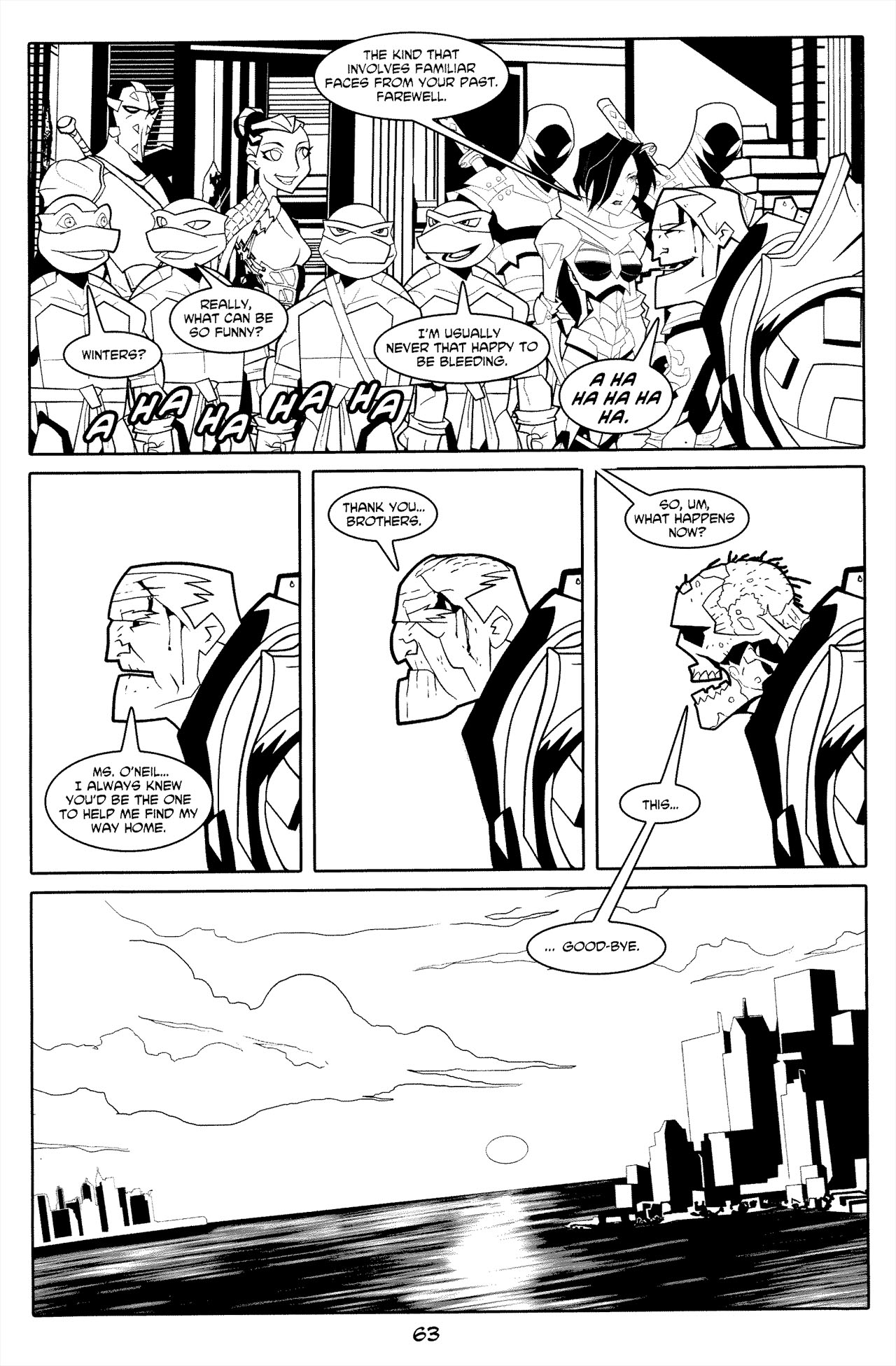 Read online TMNT: The Official Movie Adaptation comic -  Issue # Full - 64