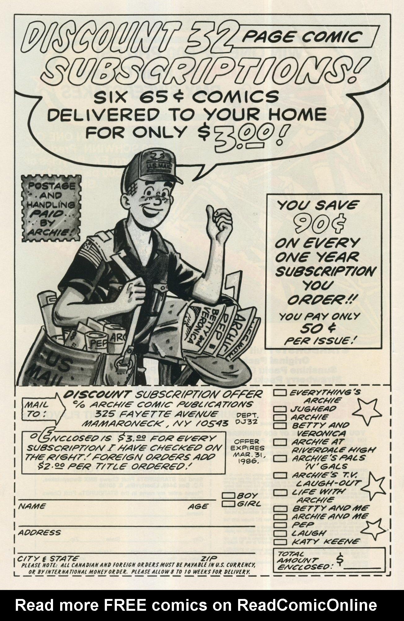 Read online Archie's TV Laugh-Out comic -  Issue #104 - 35