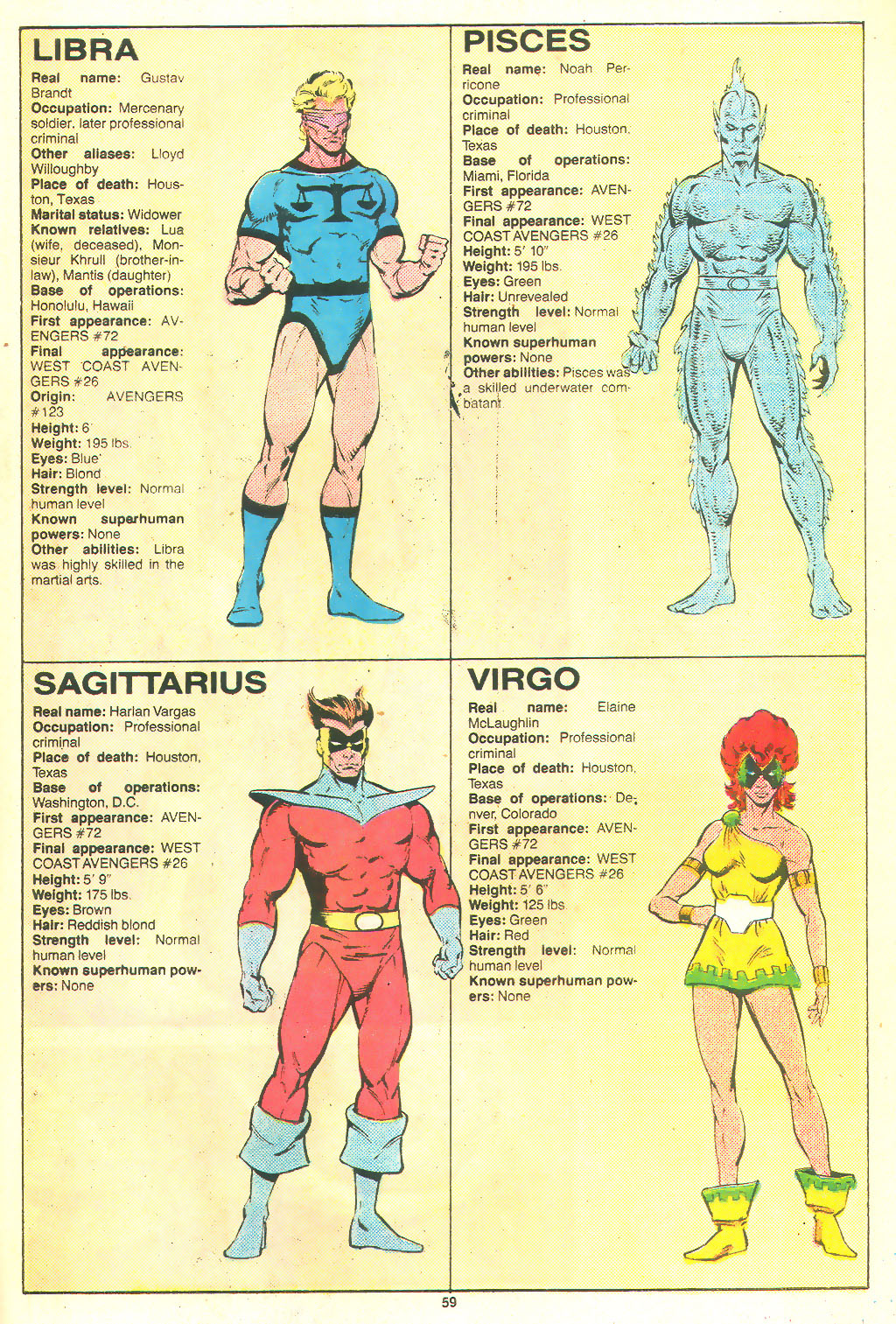 Read online The Official Handbook of the Marvel Universe Deluxe Edition comic -  Issue #20 - 61