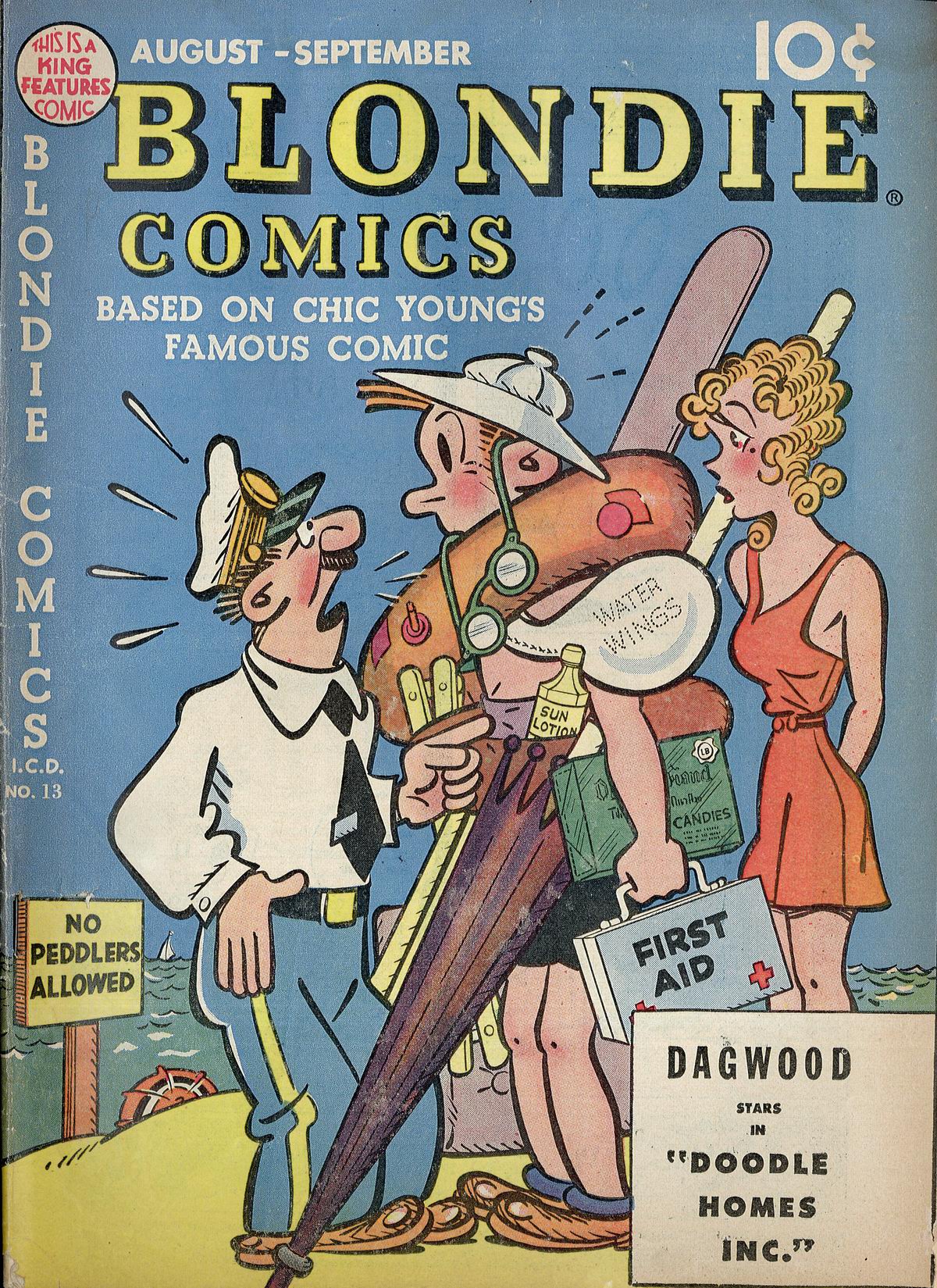Read online Blondie Comics (1947) comic -  Issue #13 - 1