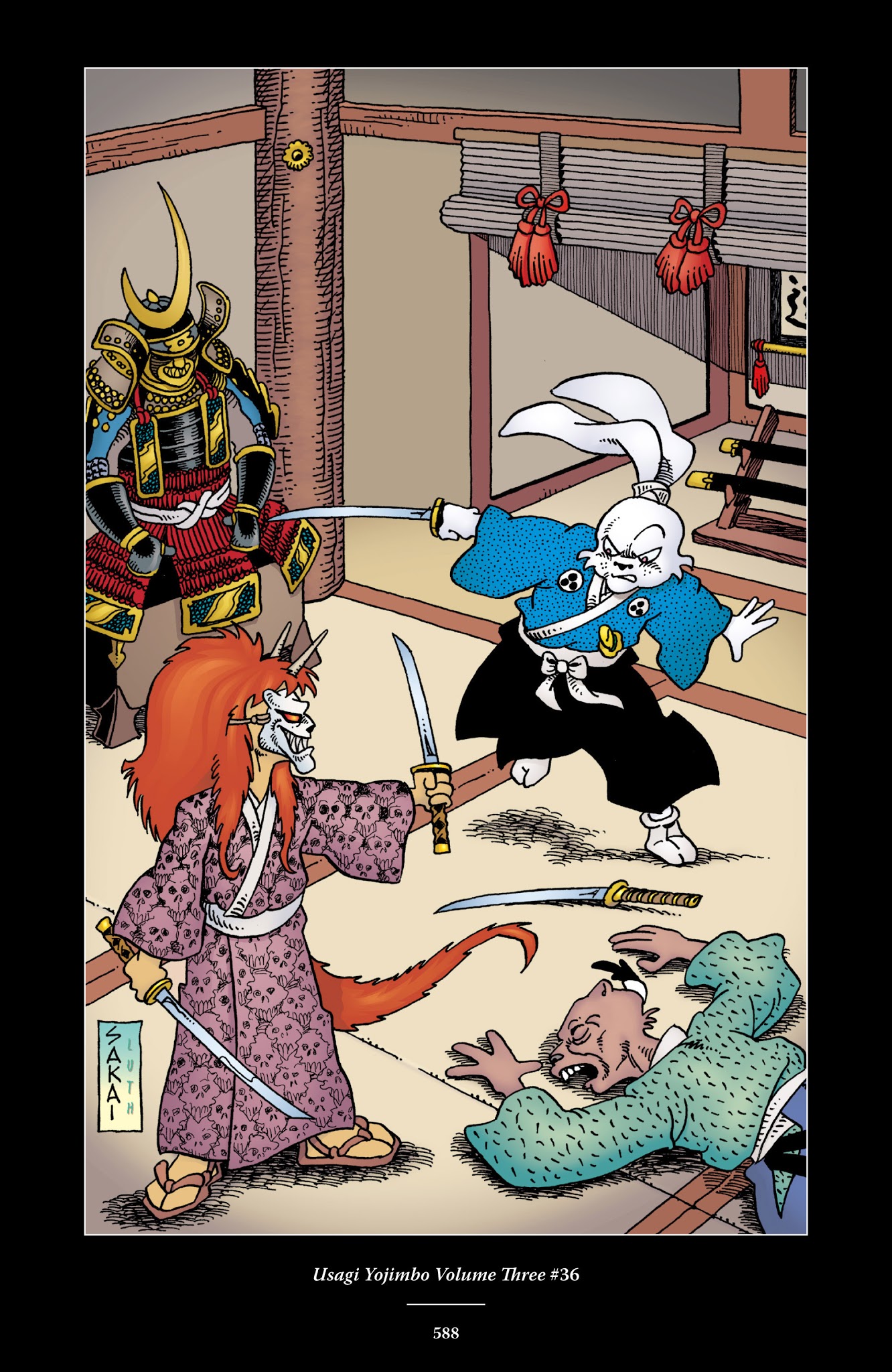 Read online The Usagi Yojimbo Saga comic -  Issue # TPB 3 - 581